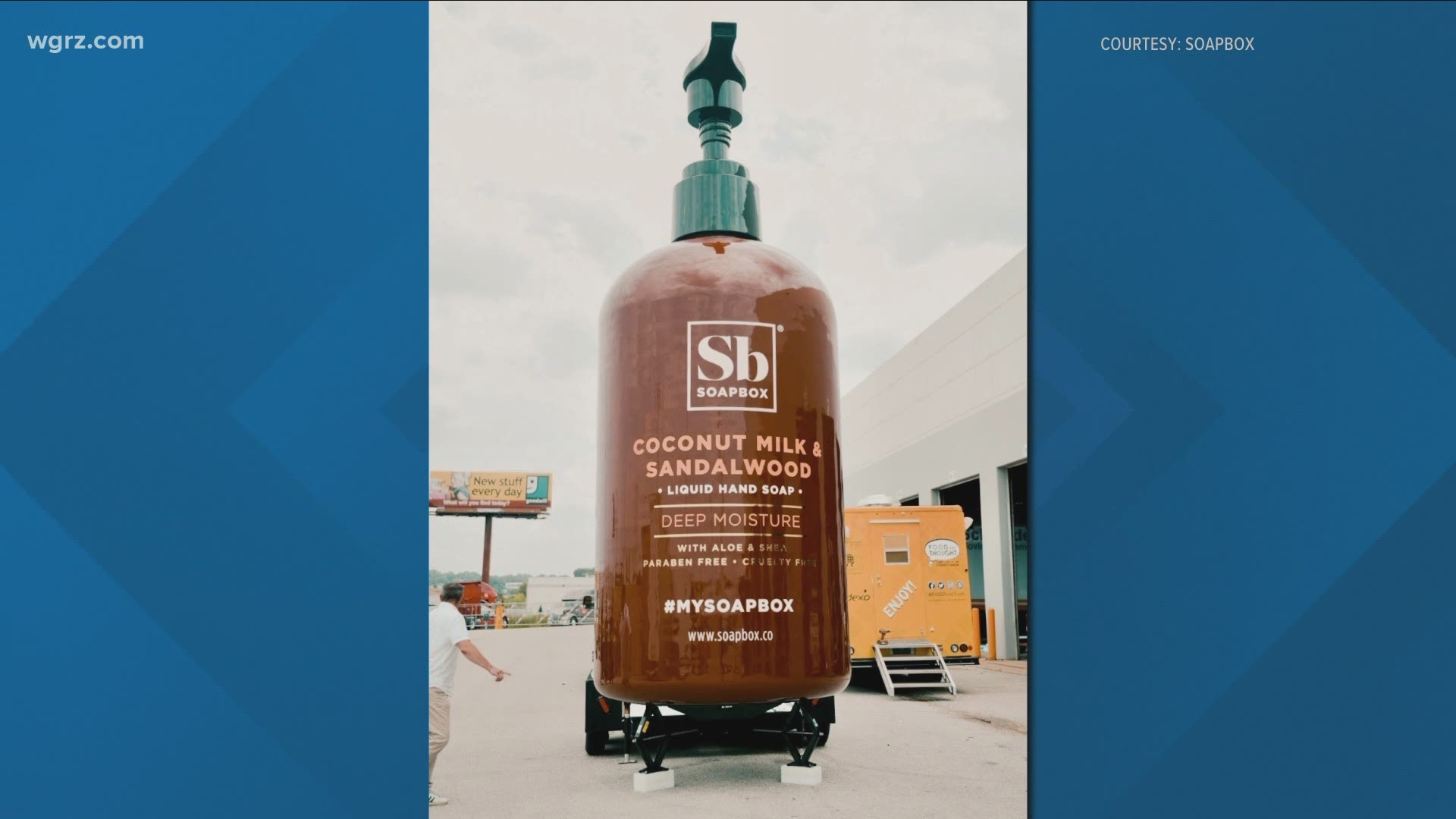 The World's Biggest Bottle Of Soap Coming To Town