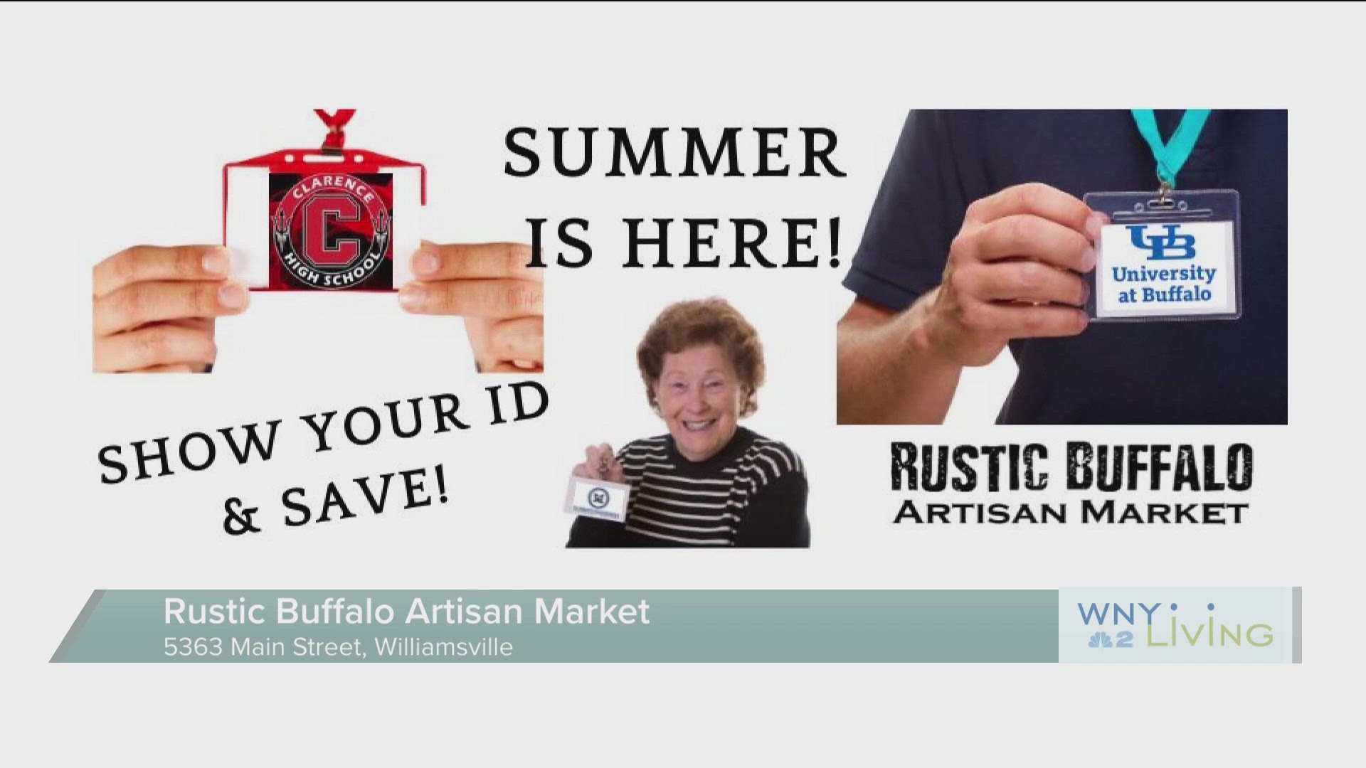 WNY Living- July 6th- Rustic Buffalo Artisan Market( THIS VIDEO IS SPONSORED BY RUSTIC BUFFALO ARTISAN MARKET)