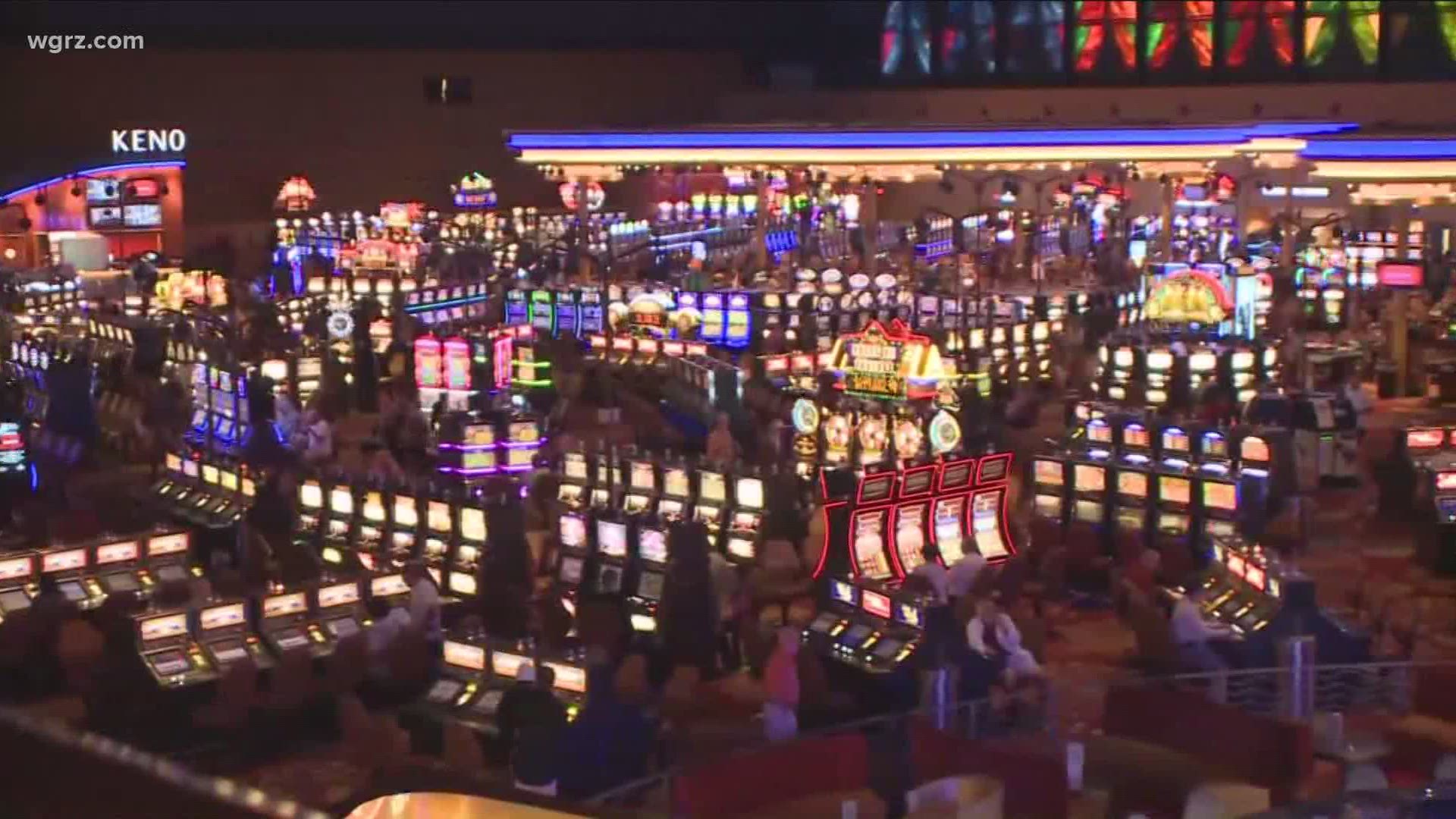 a LIMITED number of slot machines... and limited capacity and seating.
Workers will wear protective gear and a "clean team" will constantly make the rounds to ensure