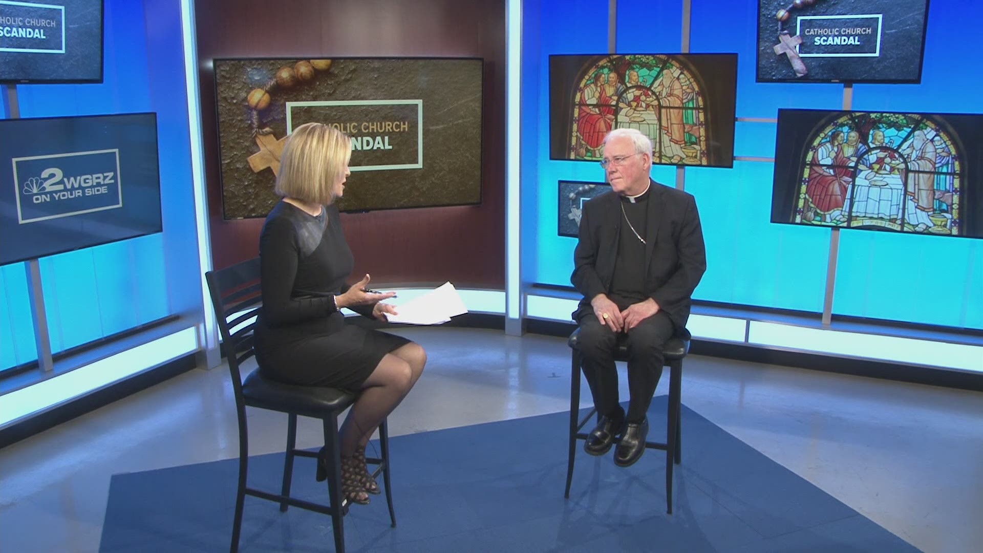 Bishop Richard Malone of the Buffalo Roman Catholic Diocese says he hopes for an opportunity to finish his work in Western New York as he tries to lead the congregation through the current priest abuse scandal.