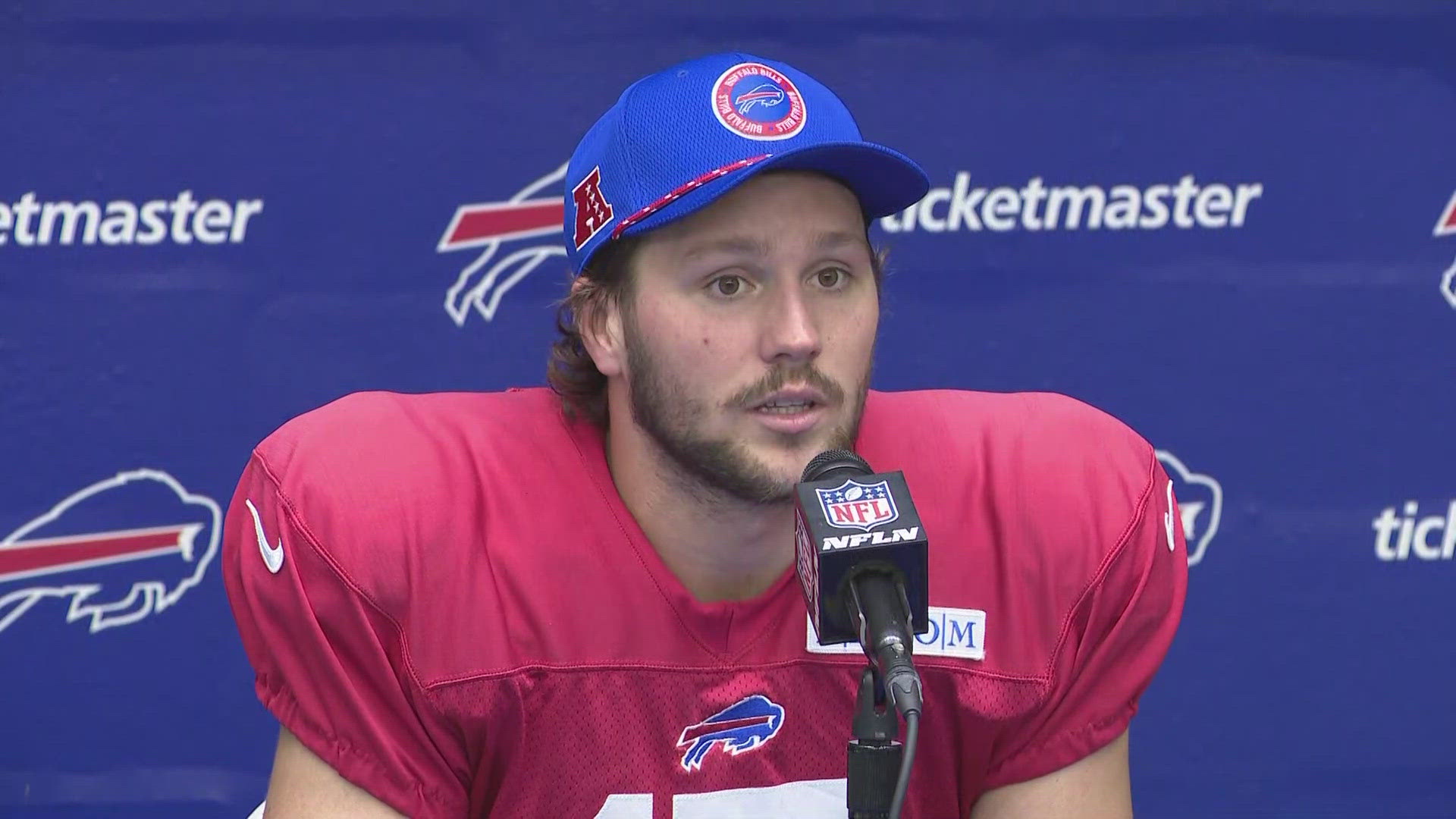 Josh Allen talks about getting ready for Monday night's game against the Jaguars