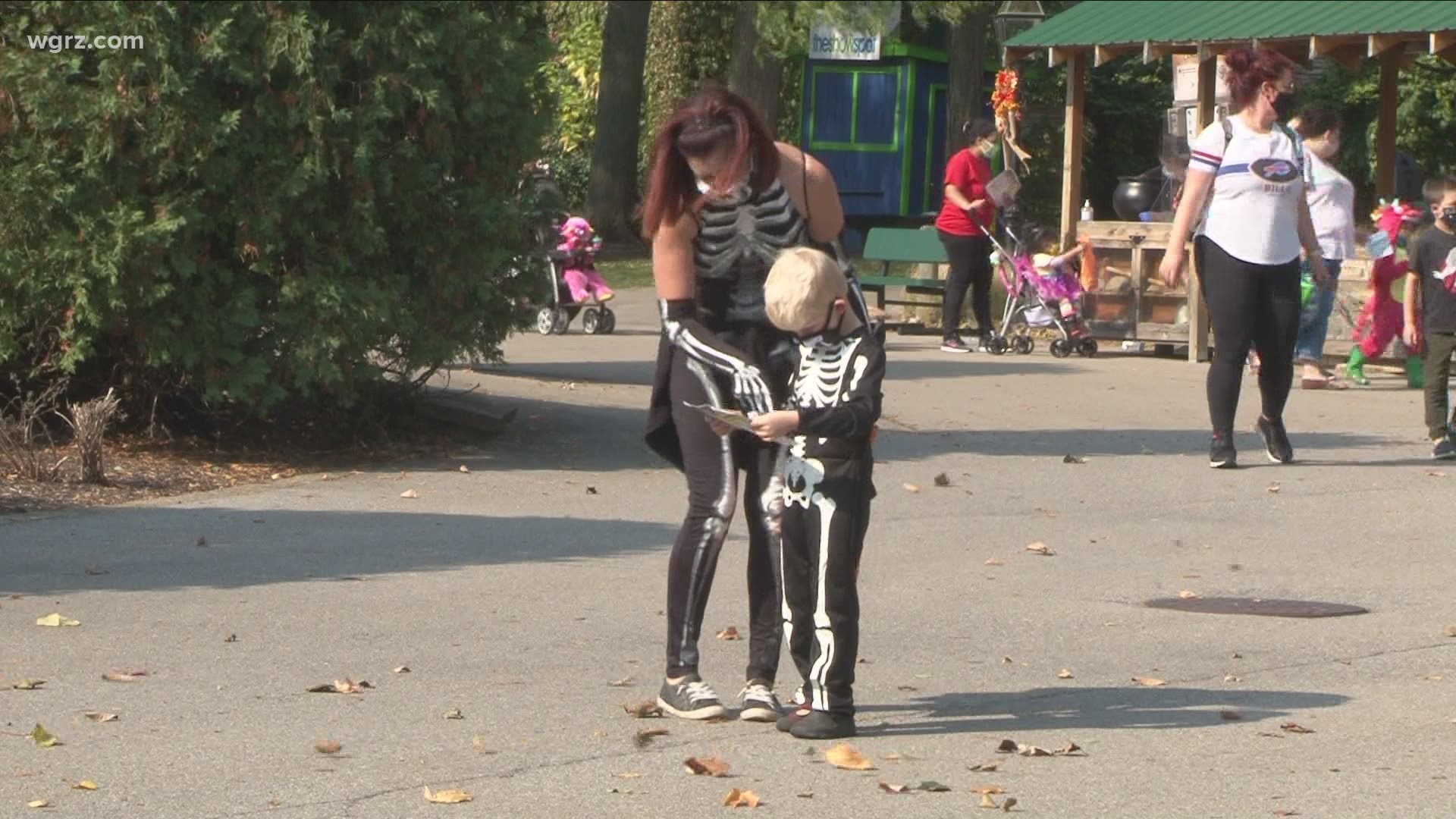When it comes to trick-or-treating, there's another option available: you can go to the Buffalo Zoo.