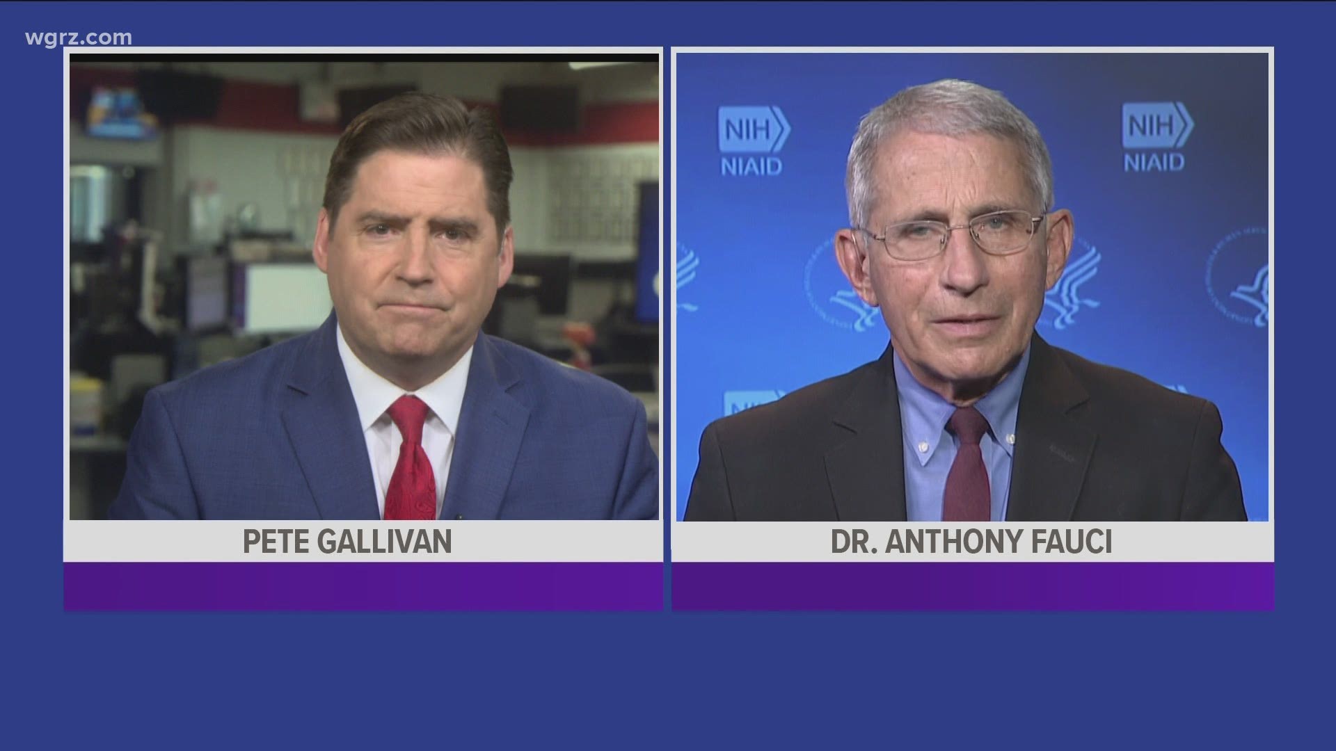 Doctor Anthony Fauci... who spoke exclusively with 2 on your side's Pete Gallivan