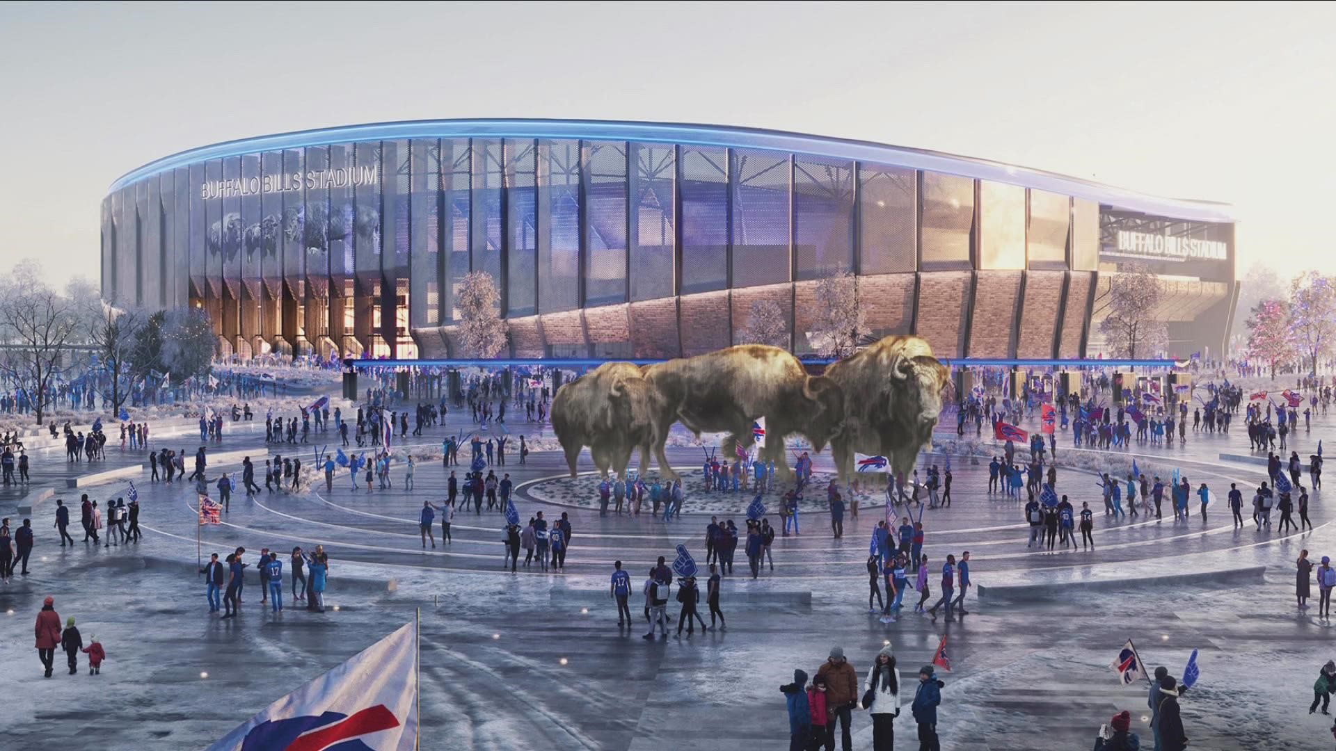 On Thursday, the Buffalo Bills shared new renderings of the future stadium that will be located across Abbott Road from their current one.