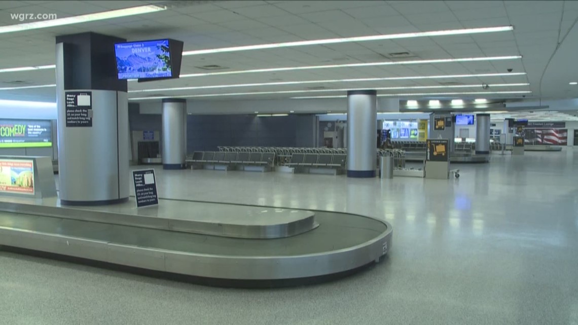 til En del gå i stå Buffalo, Niagara Falls airports still struggling with COVID-related  passenger drop | wgrz.com
