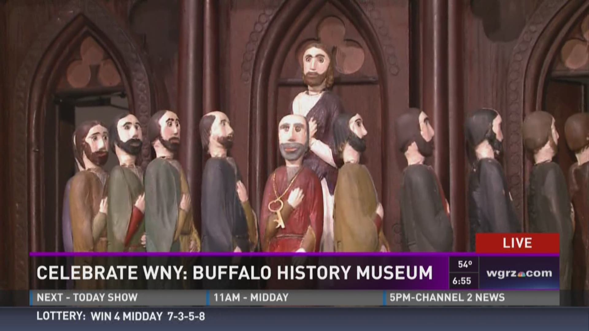 Daybreak's Kevin O'Neill Celebrates WNY at the Buffalo History Museum, where he learns more about the apostolic clock.