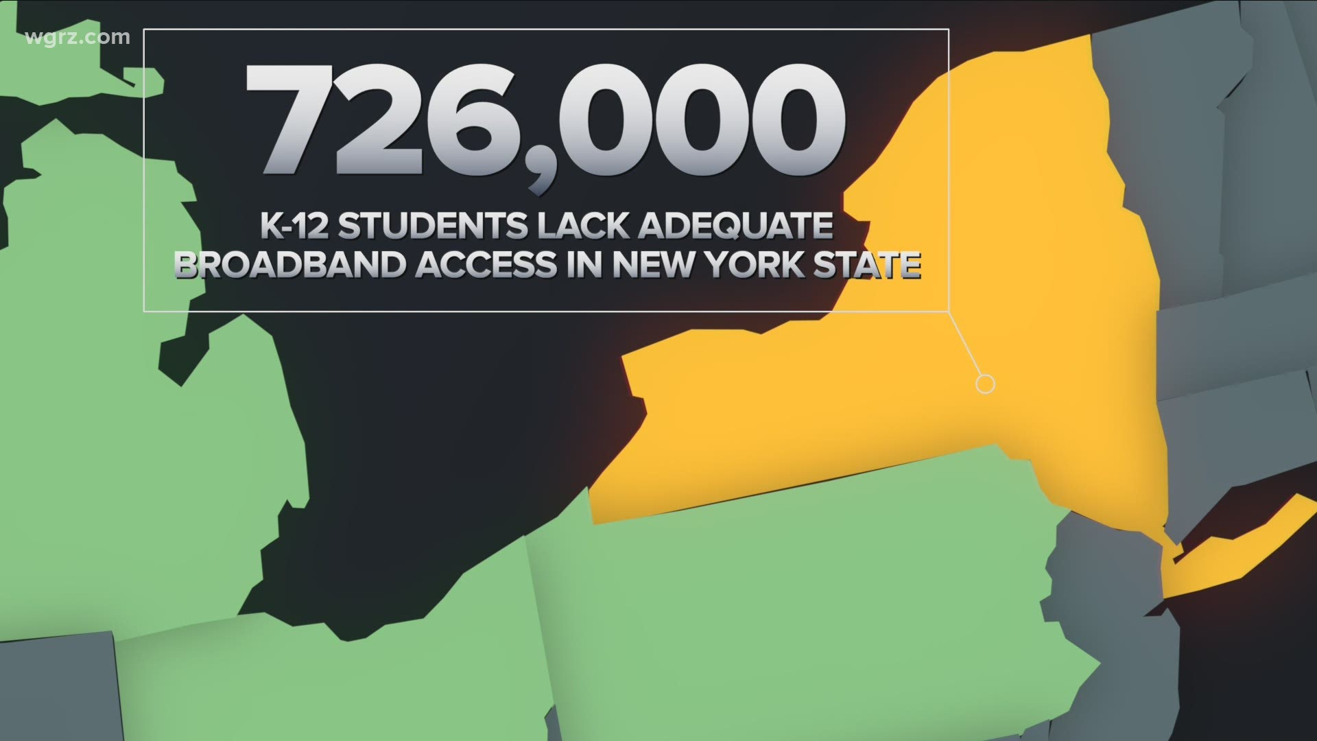 726,000 NYS students lack broadband access