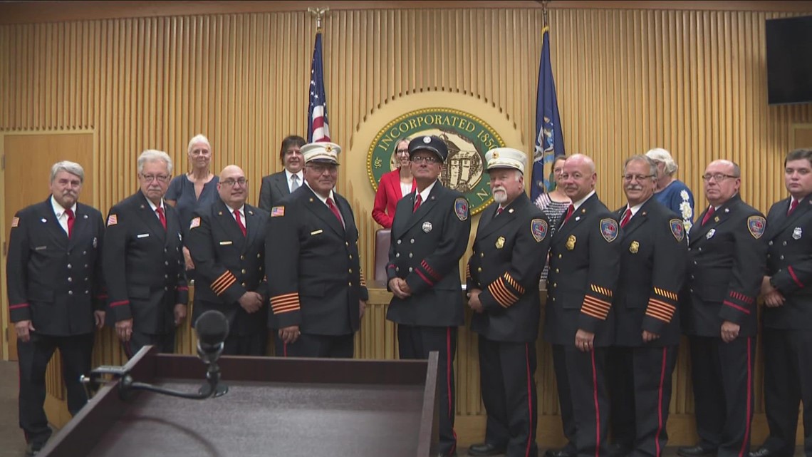 3 Williamsville firefighters honored for 50 years of service