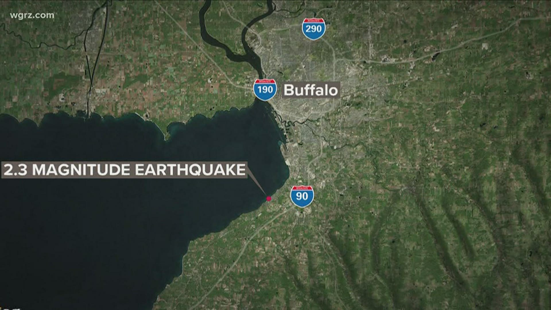 We heard from a few people about a loud boom south of the city. The US Geological survey says there was a 2.3 magnitude quake centered down along the Hamburg shore.