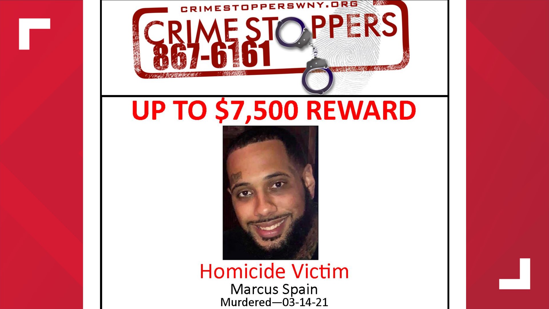 Crime Stoppers offers reward for information on March homicide | wgrz.com