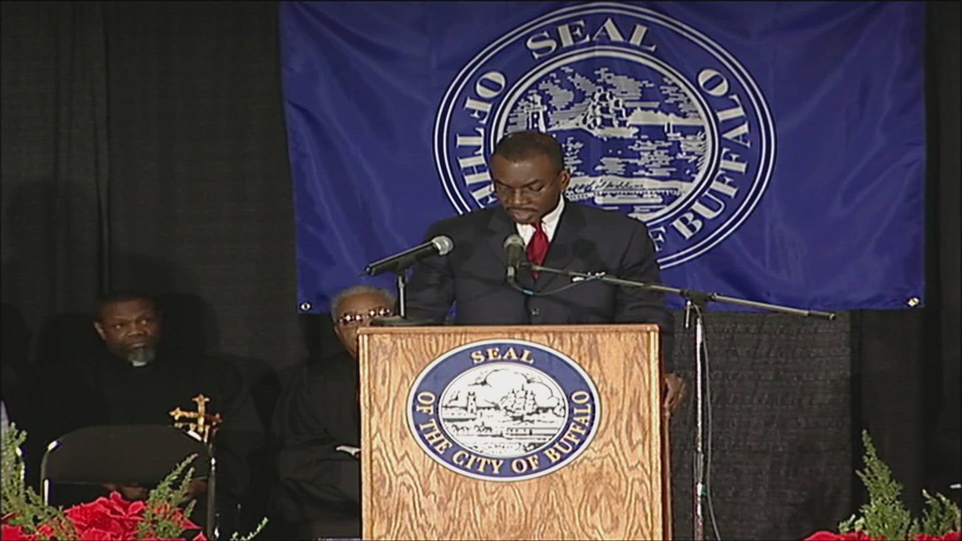 we went back in our archives today to 2005... when *then State Senator Byron Brown announced he wanted to be Mayor Byron Brown.