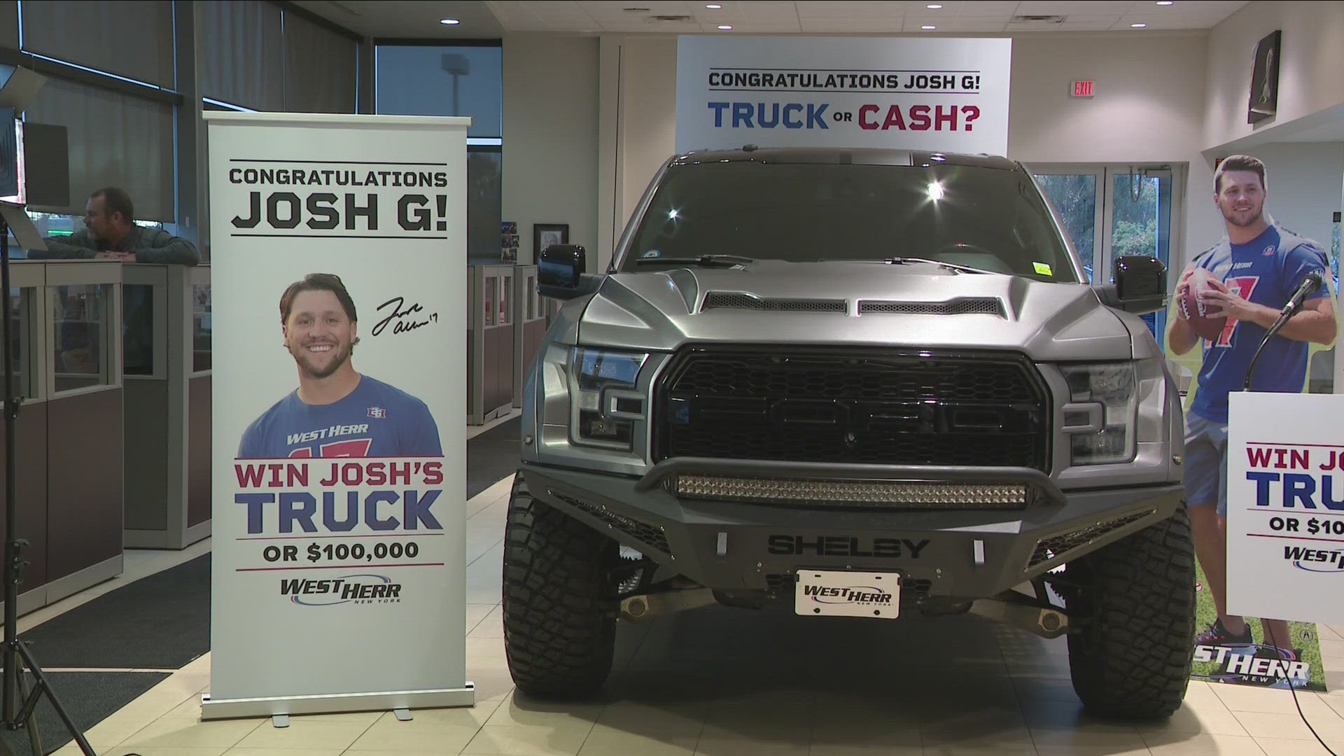 Josh Allen truck contest winner
