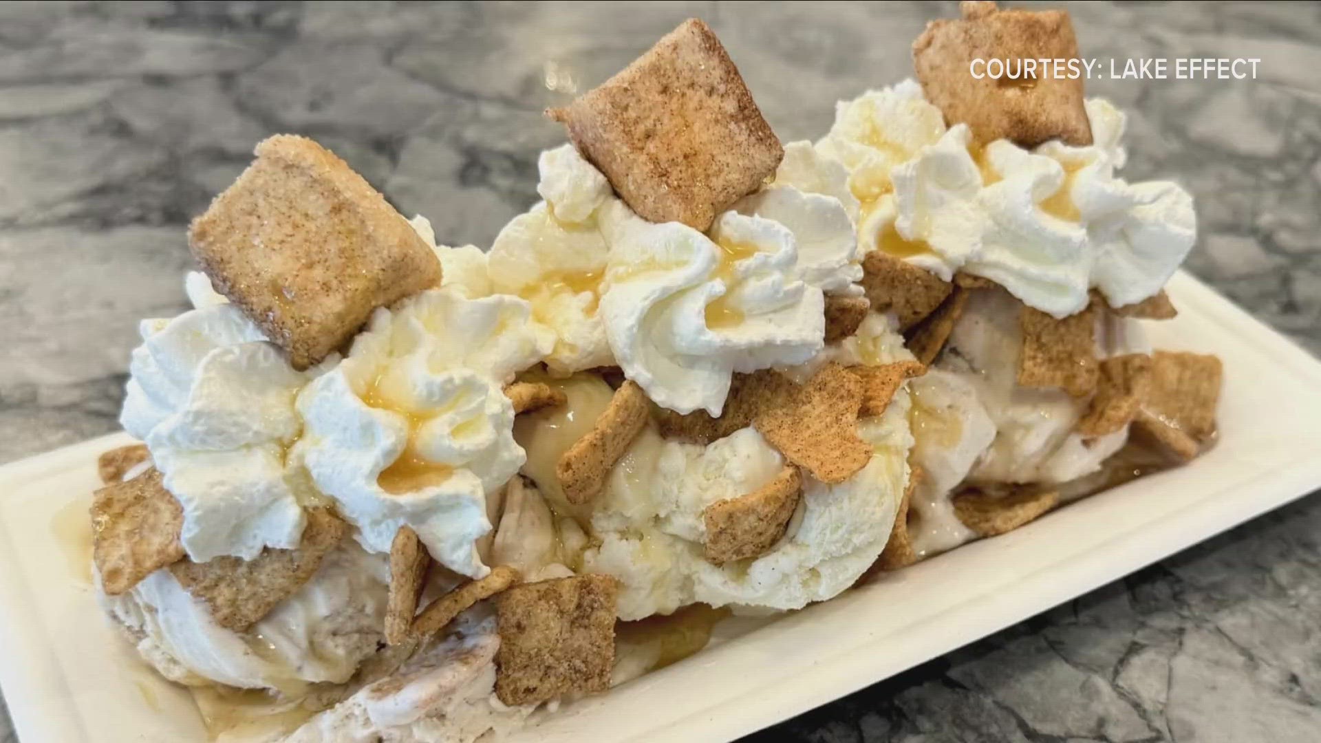 What's sweeter than ice cream for breakfast? Lake Effect Ice Cream is offering just that all day in Lockport.