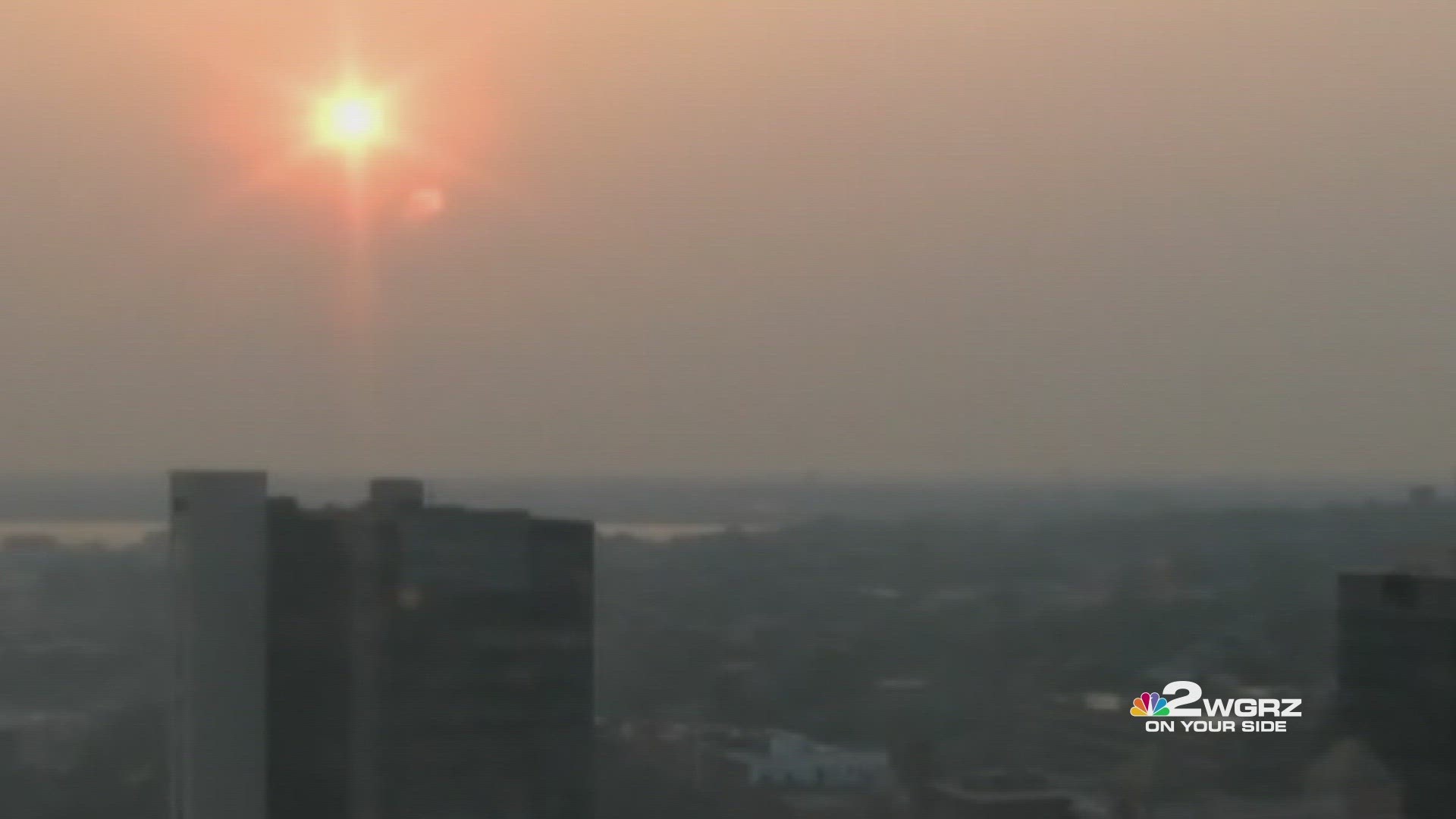 This sunset over Lake Erie on Wednesday, June 7 was captured in this time-lapse video that spanned 1 hour, 20 minutes.