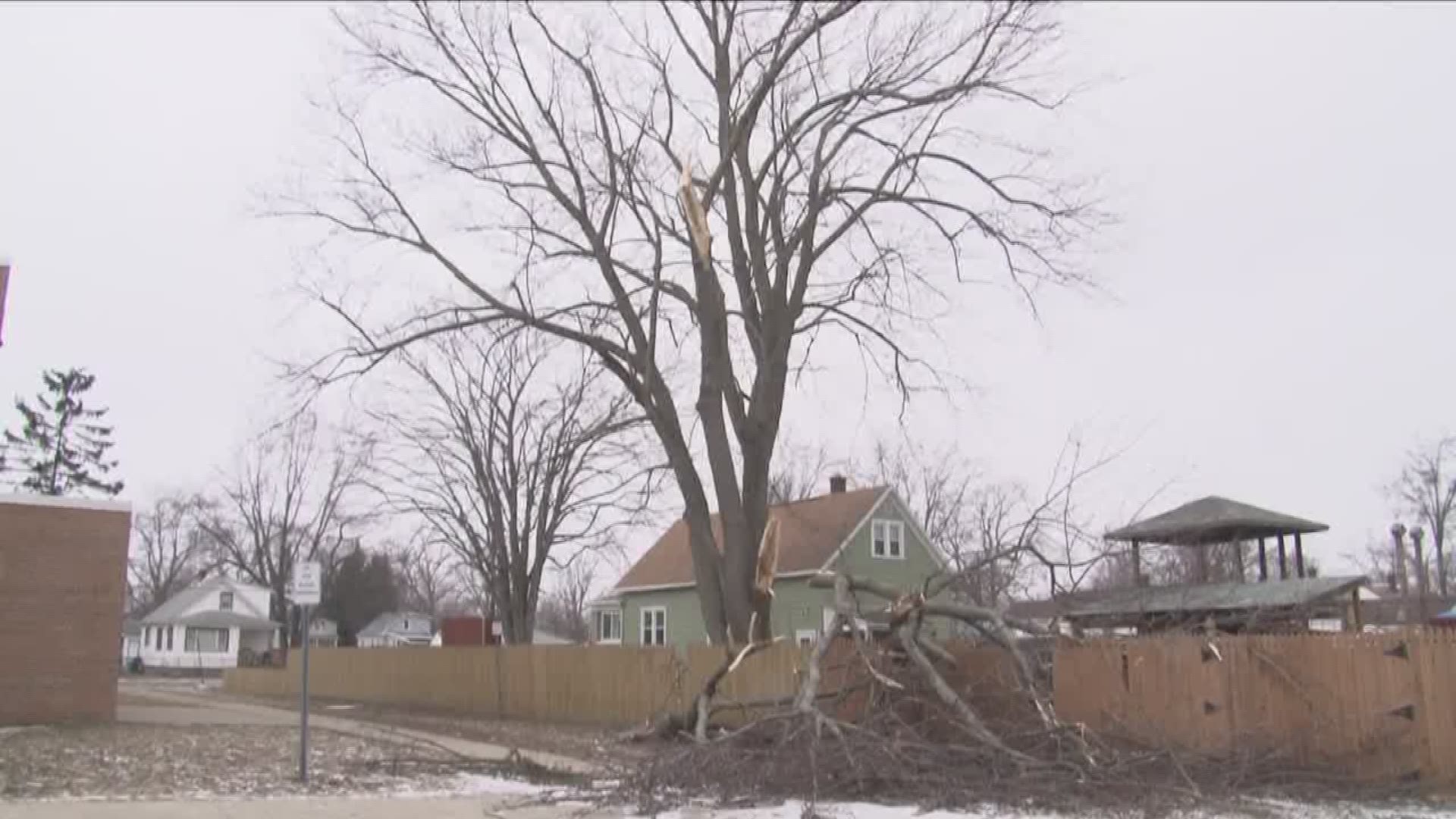 Scattered Storm Damage In Niagara Falls