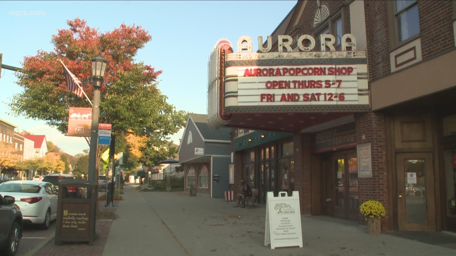 The Aurora Theater says it cannot stay open because of the limit on guests... concessions being banned as indoor dining...