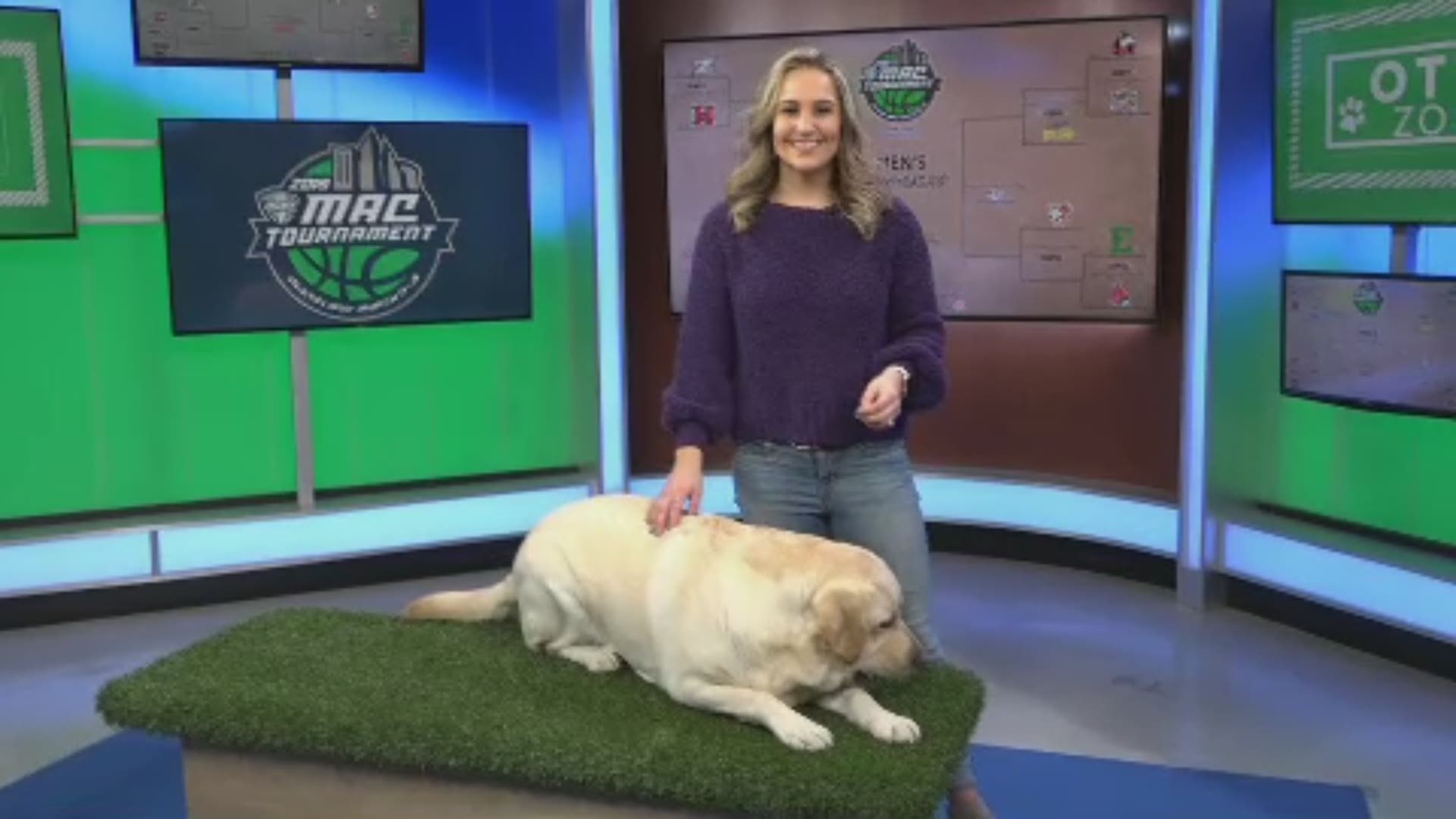 2 on Your Side's Heather Prusak fills our her bracket for the men's MAC tournament joined by a special guest.