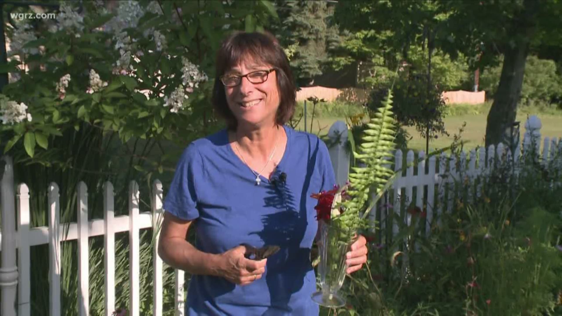 Gardening expert Jackie Albarella explains which plants from your garden can be used in a flower display.