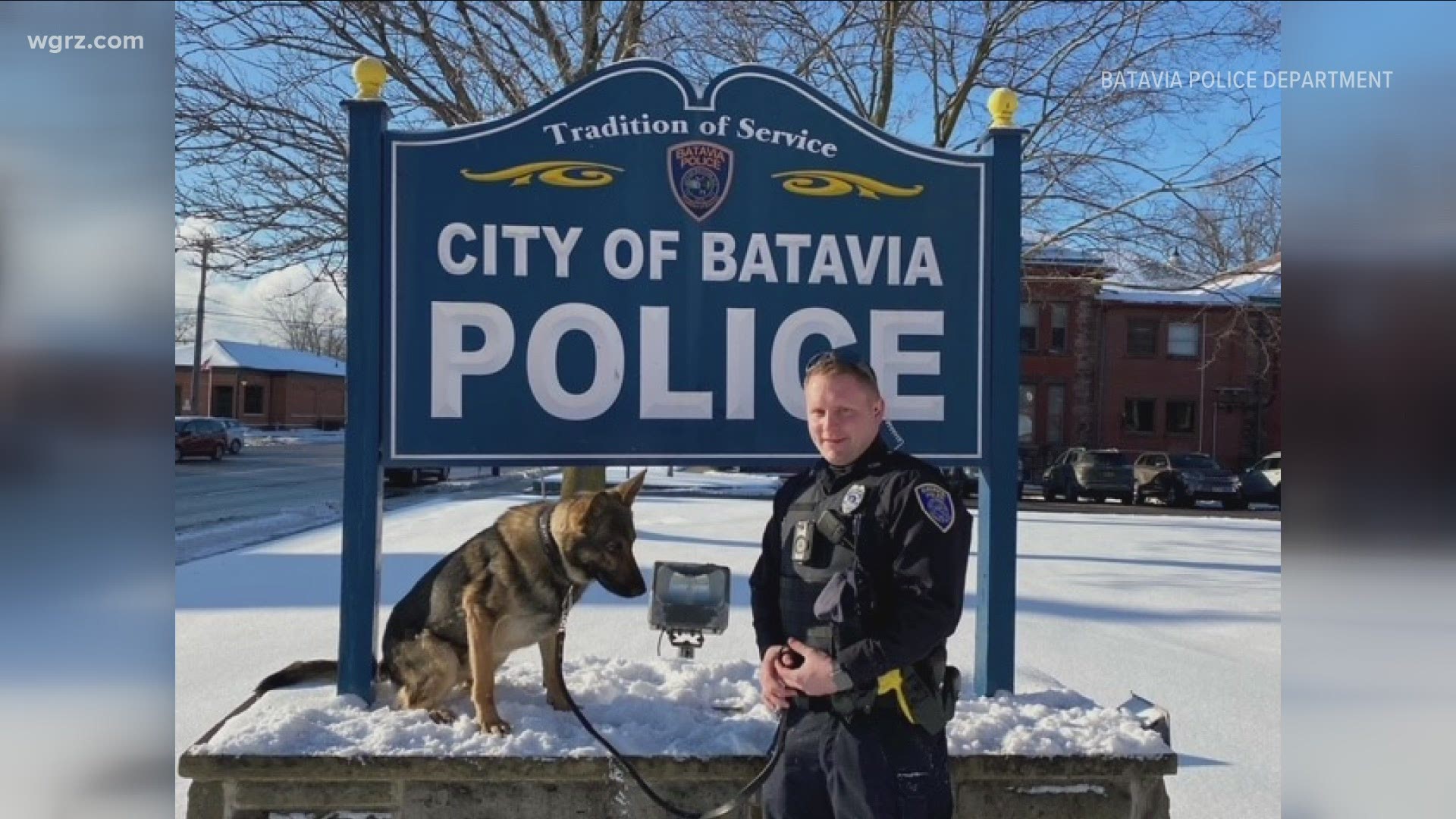 Batavia Police K9, officer graduate basic training