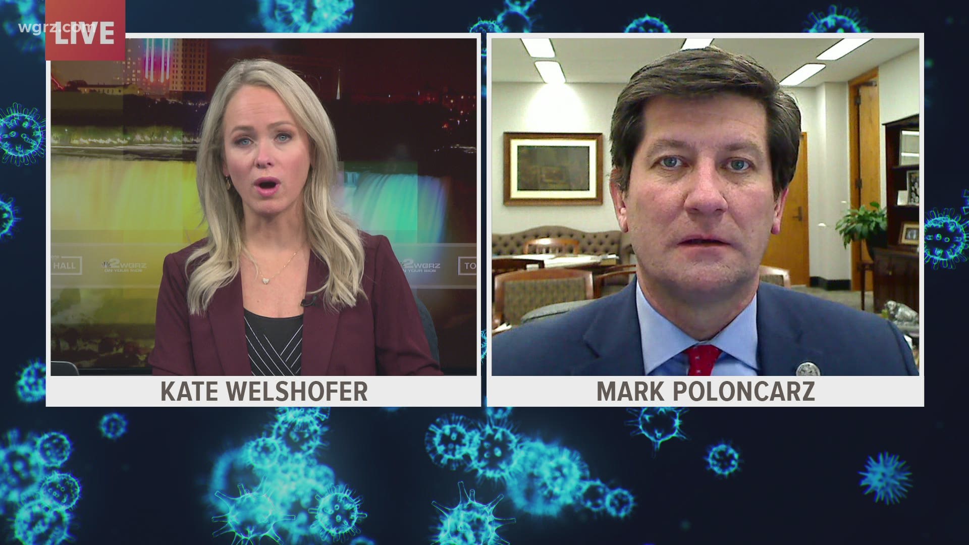 Erie County Executive Mark Poloncarz to discuss the vaccine rollout and other issues