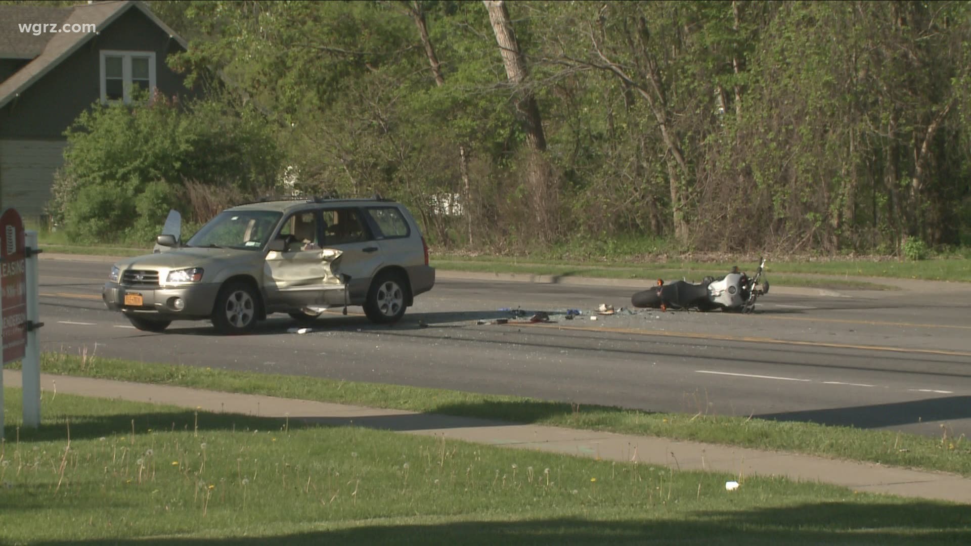Both drivers where taken to E-C-M-C.. the 30-year-old male motorcycle driver has since passed away.
