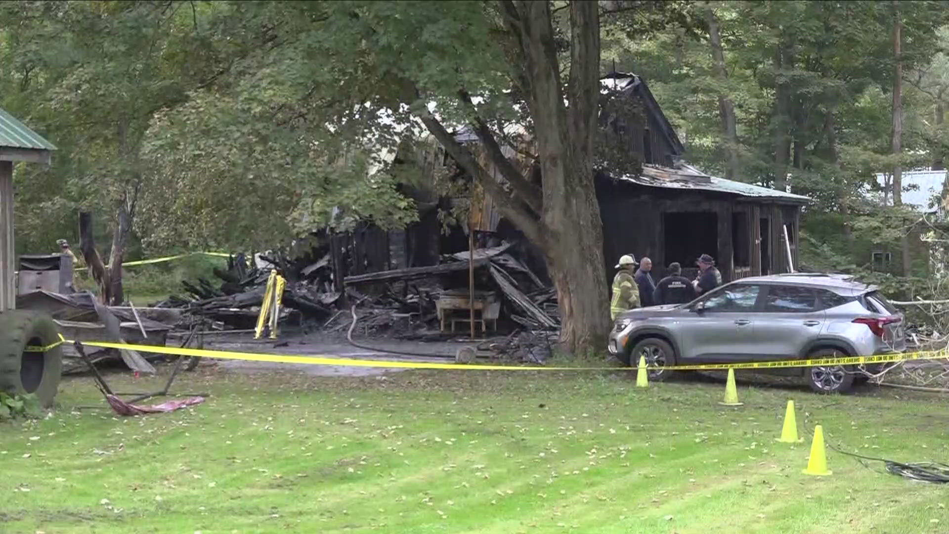 New York State Police confirm 4 deaths in Yorkshire house fire. The victims' identities will be released pending medical examiners confirmation.