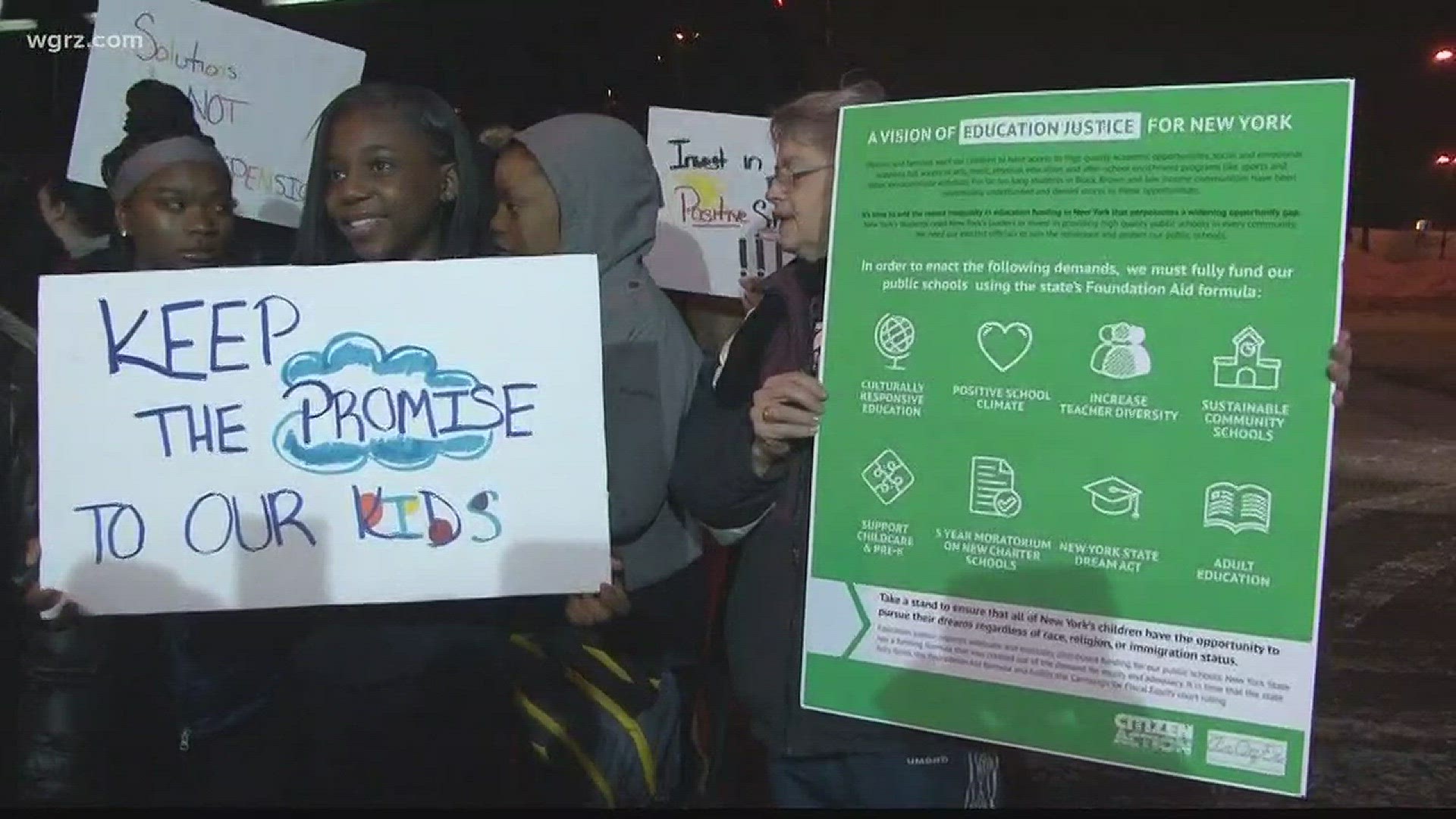 Parents, Students head to Albany to push for more state funding.