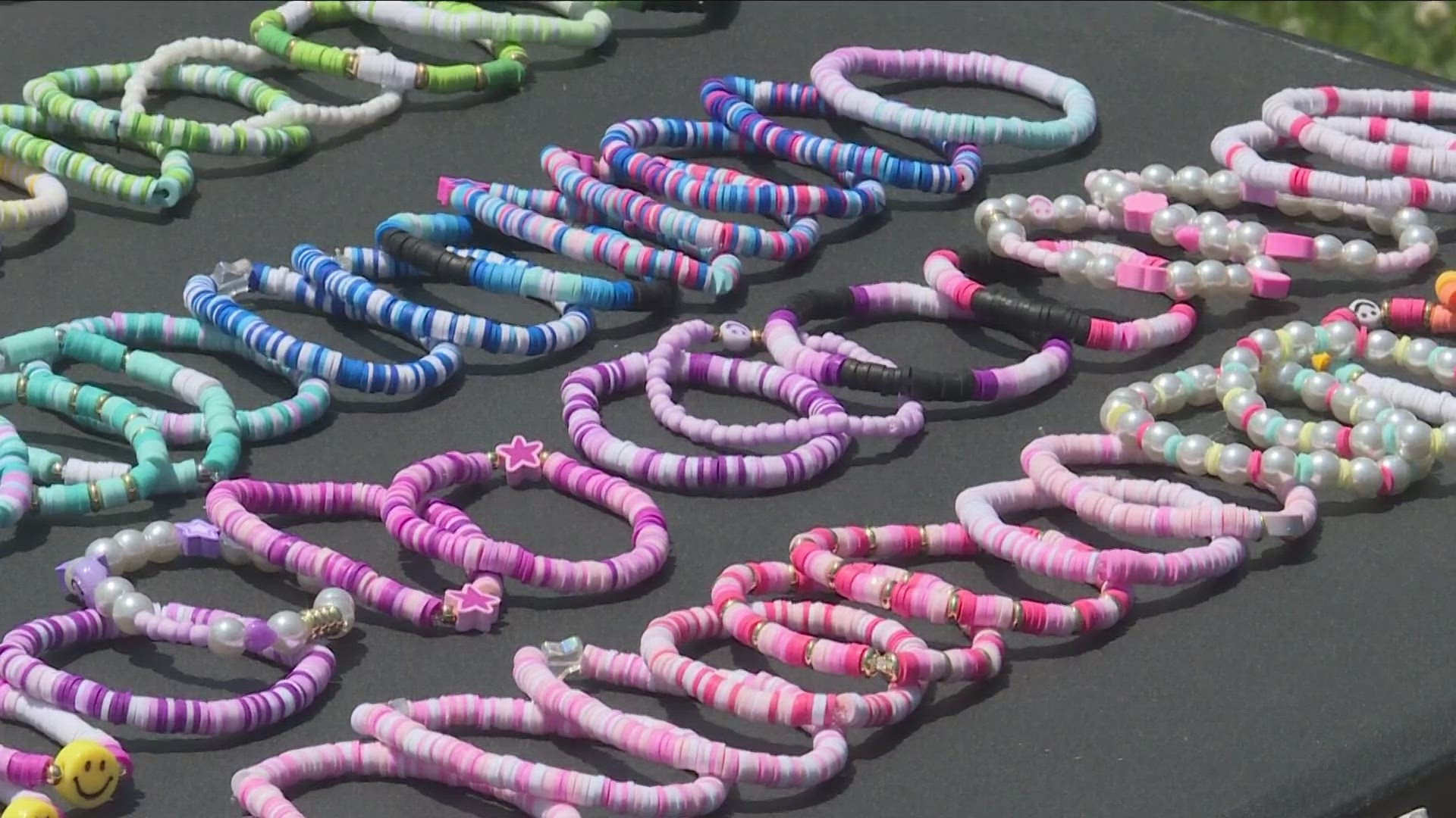 Group of girls from Lancaster make and sell bracelets for Grace Guest House