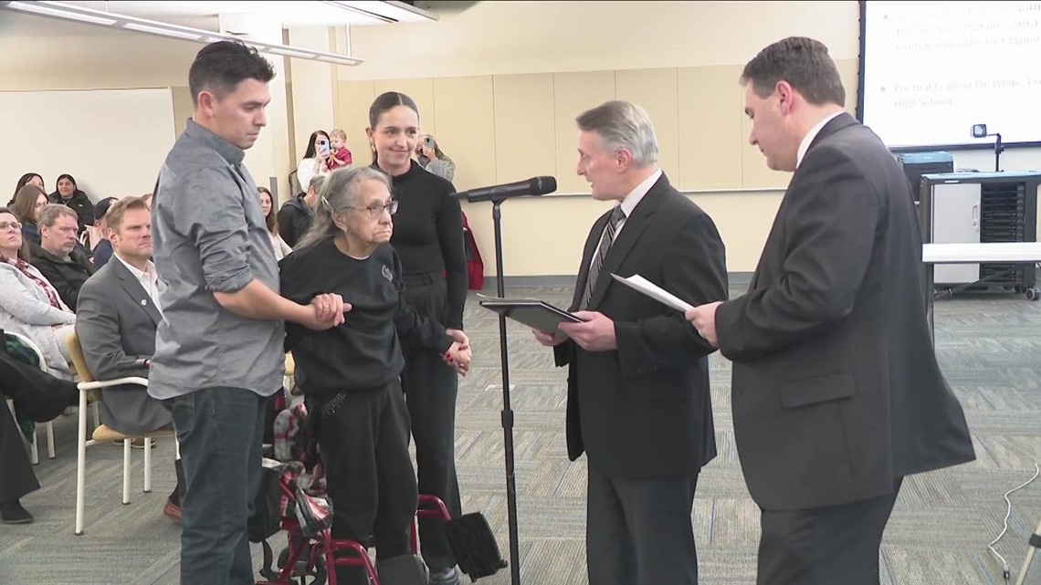 97 year old gets honorary high school diploma