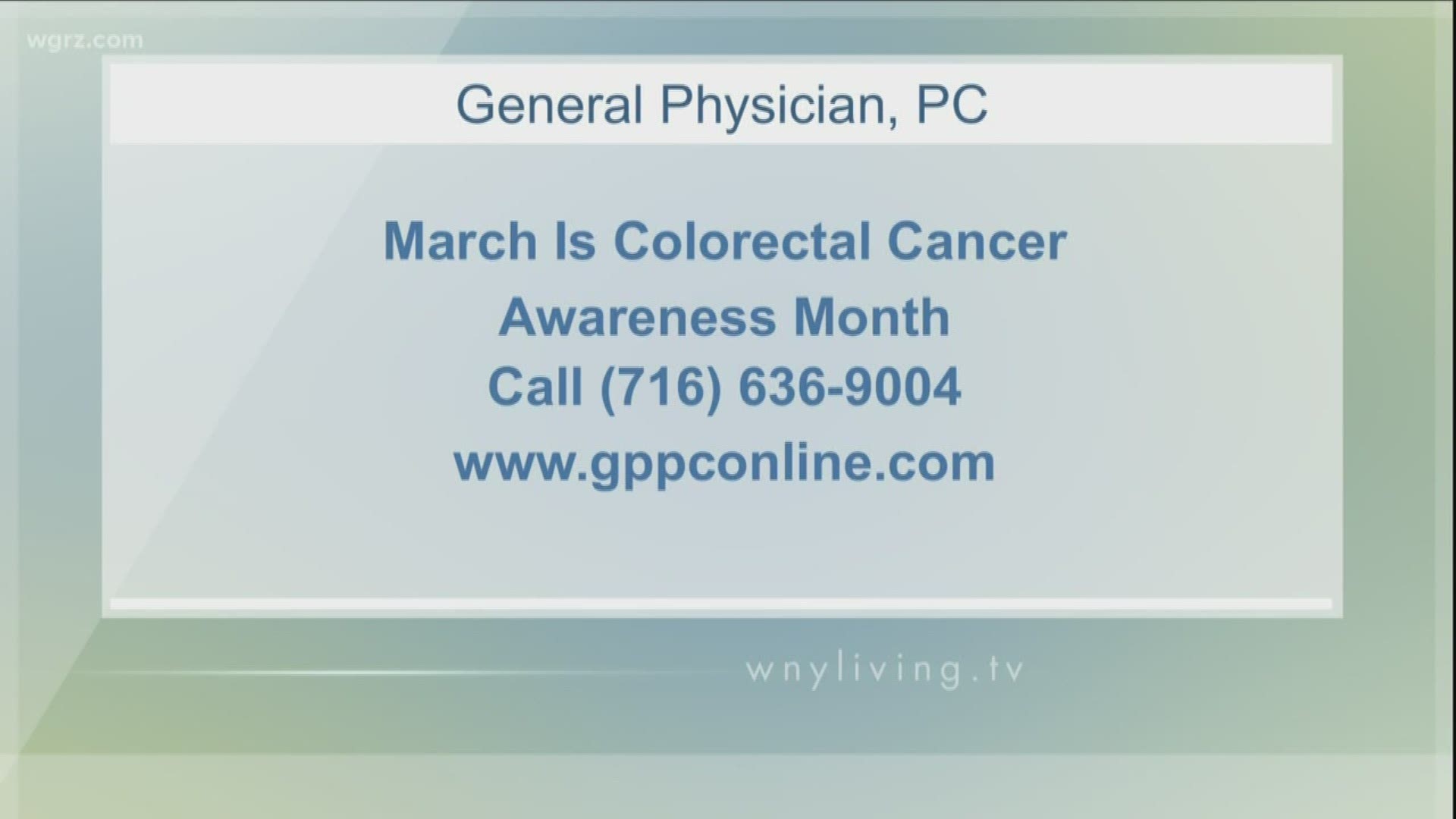 March 7 - General Physician, PC (THIS VIDEO IS SPONSORED BY GENERAL PHYSICIAN, PC)
