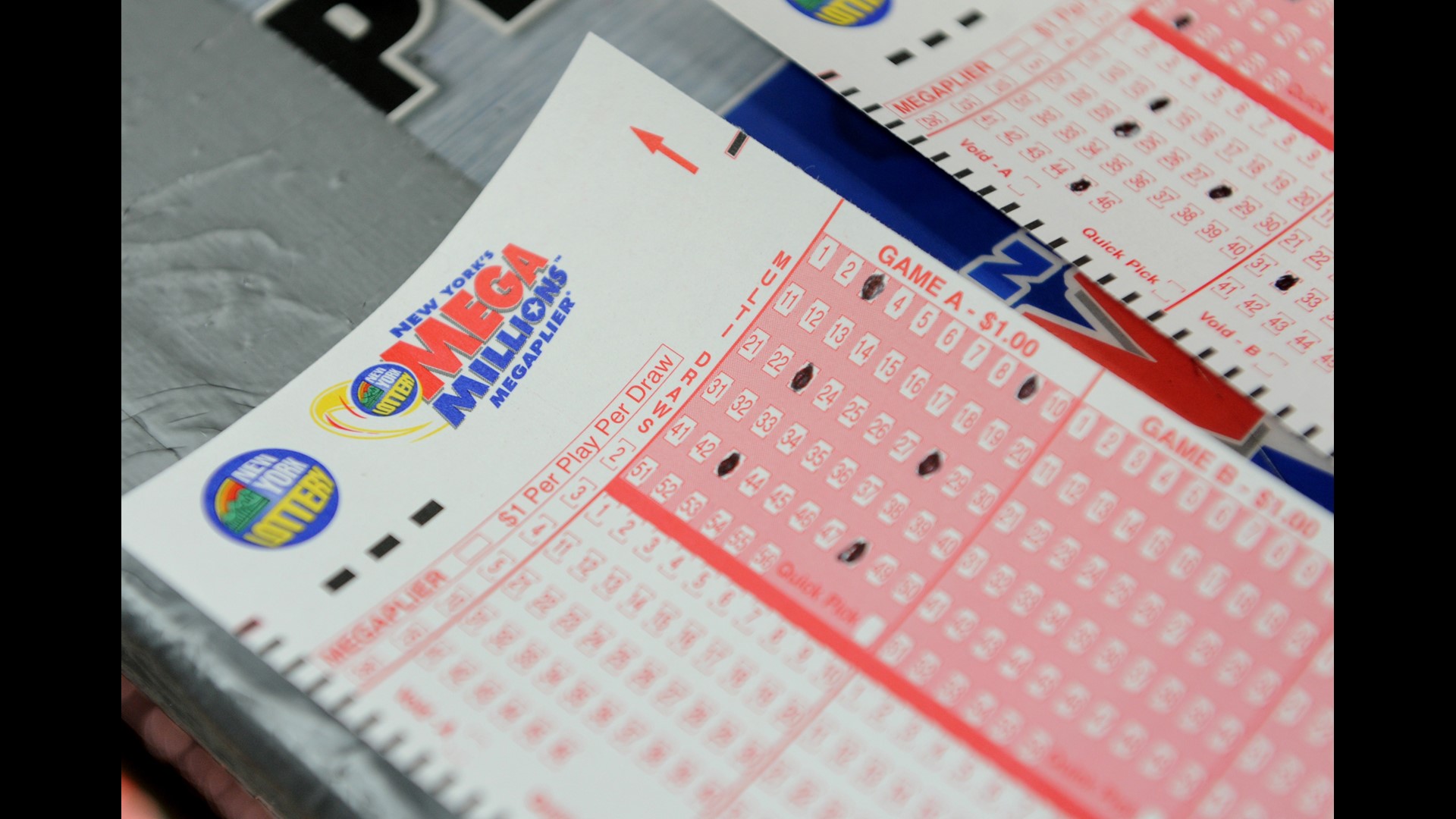 A second-prize-winning Mega Millions ticket was sold at the 7-11 at Broadway and Bowen.