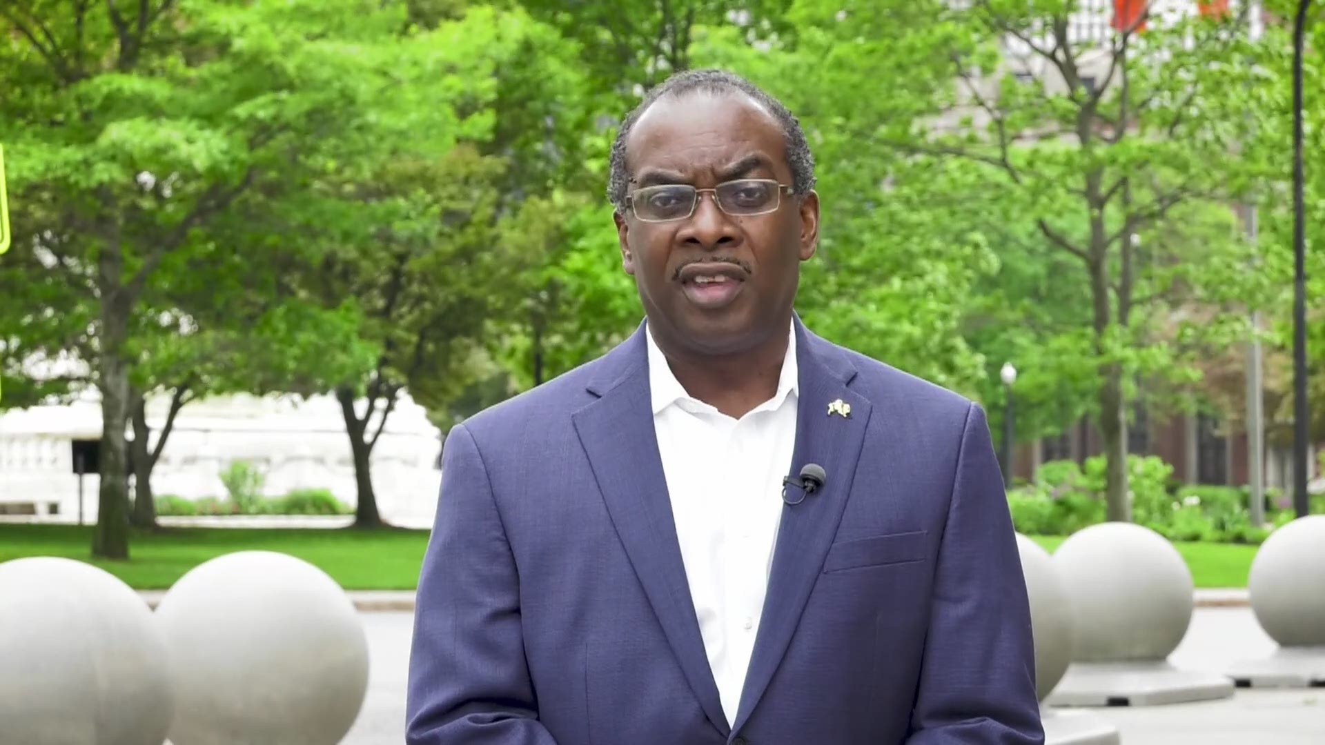 Buffalo Mayor Byron Brown issued a video message to the community on Saturday, saying peaceful protest is a way for people to express their hurt and outrage.