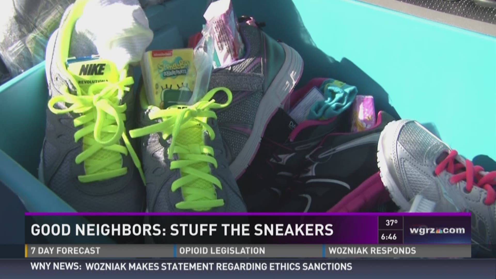 Good Neighbors: Stuff the Sneakers