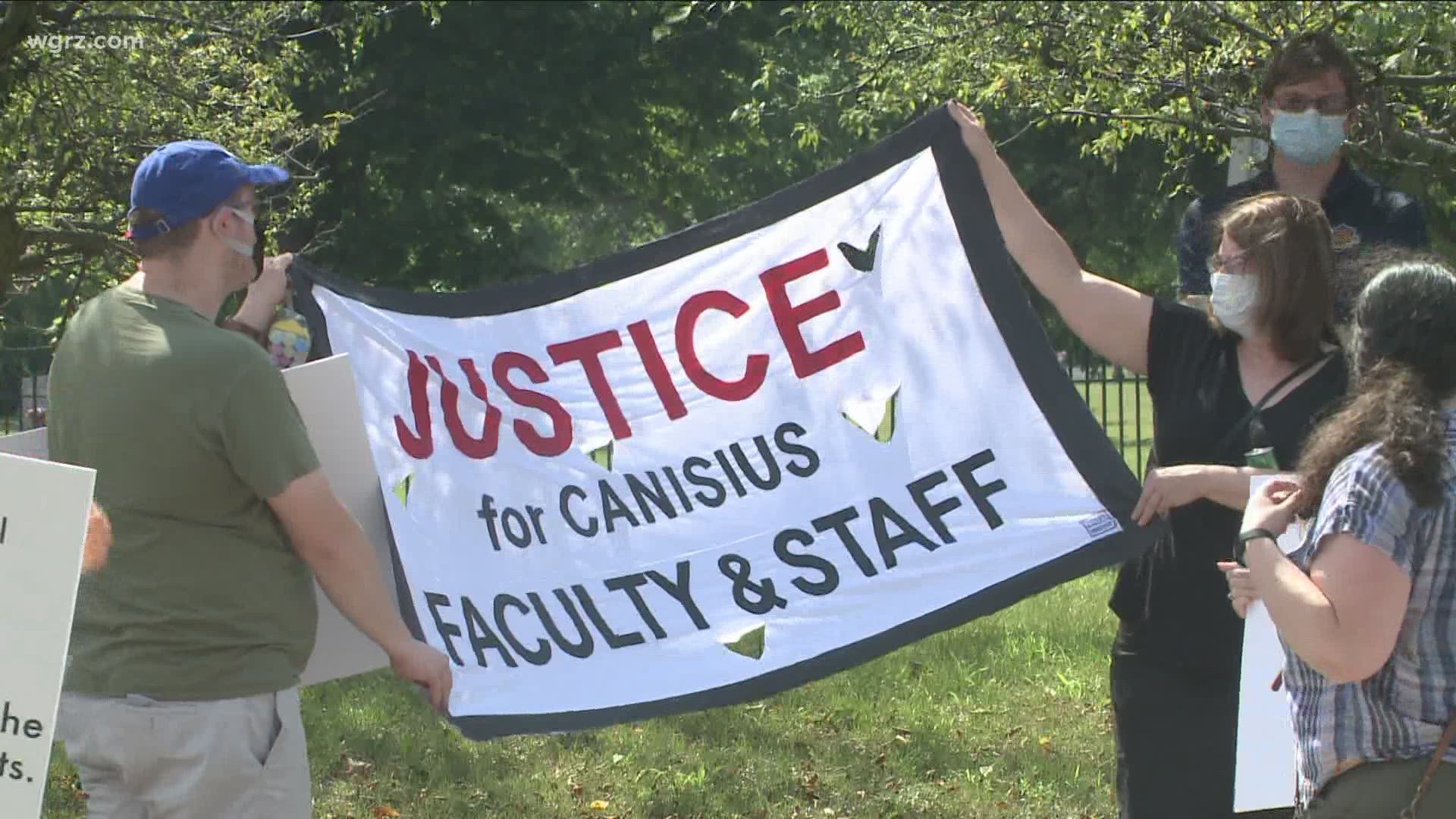 Canisius students, faculty hold 'sit-in'
