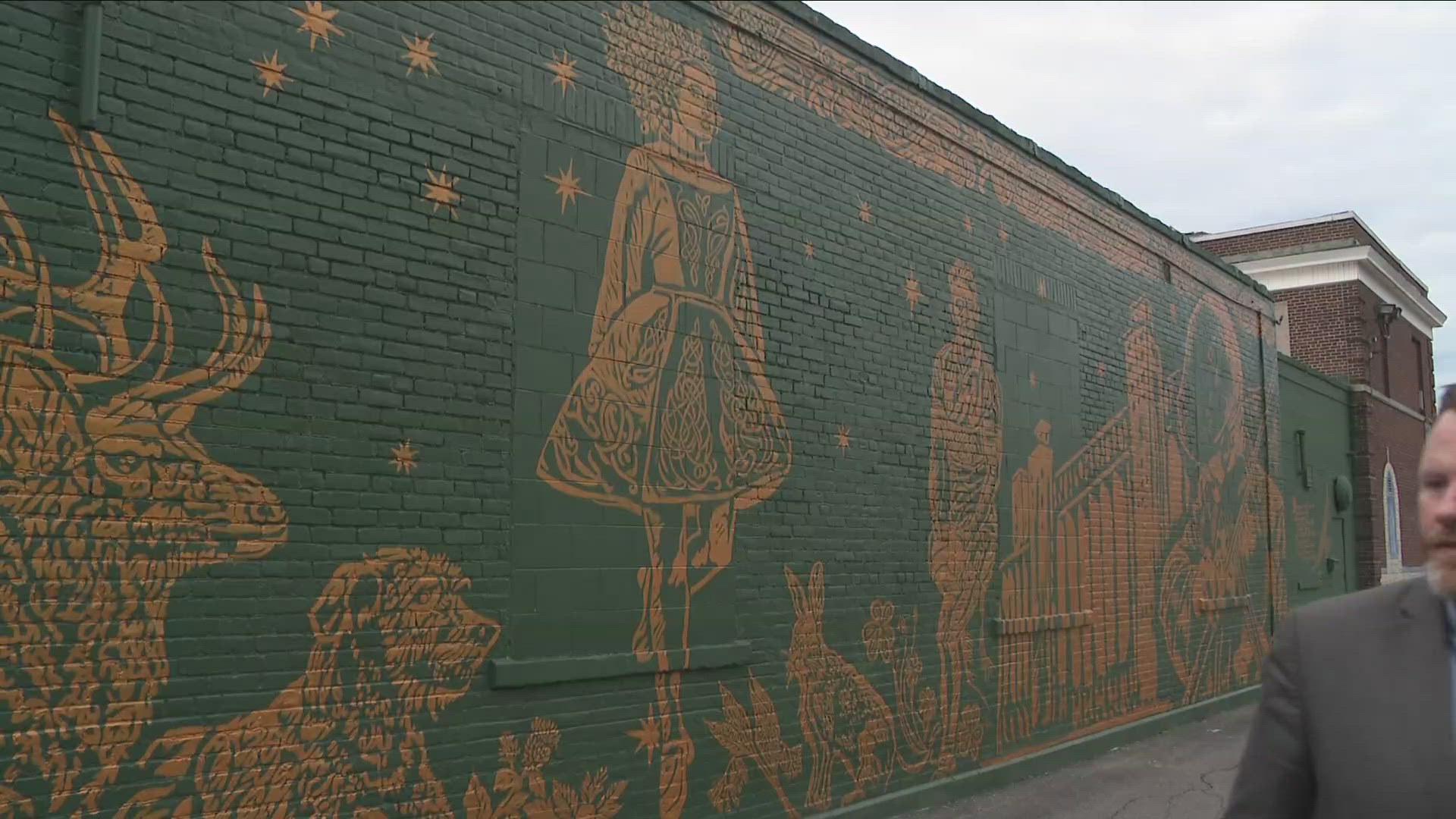 New mural at the Buffalo Irish Center 9/25/24