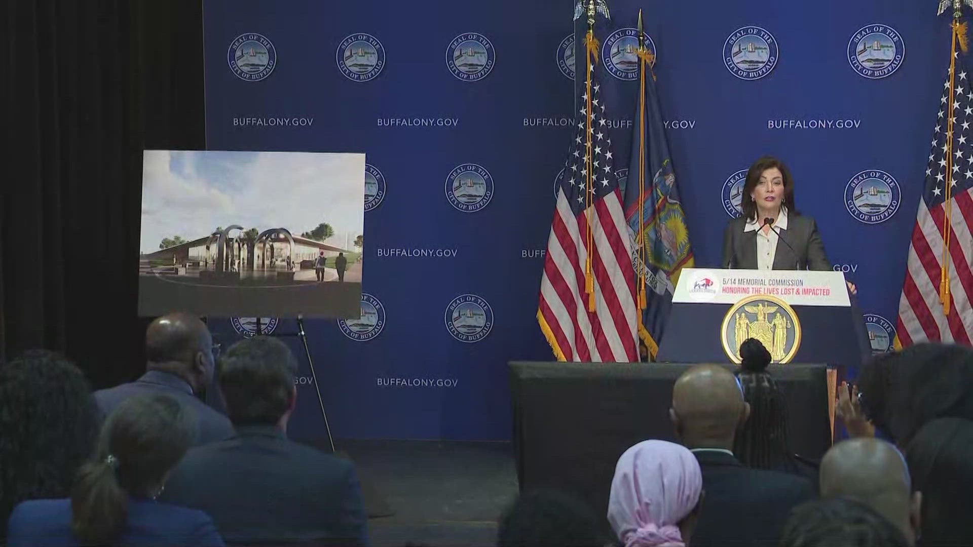 Governor Hochul joins 5/14 Memorial Commission to reveal the final design chosen