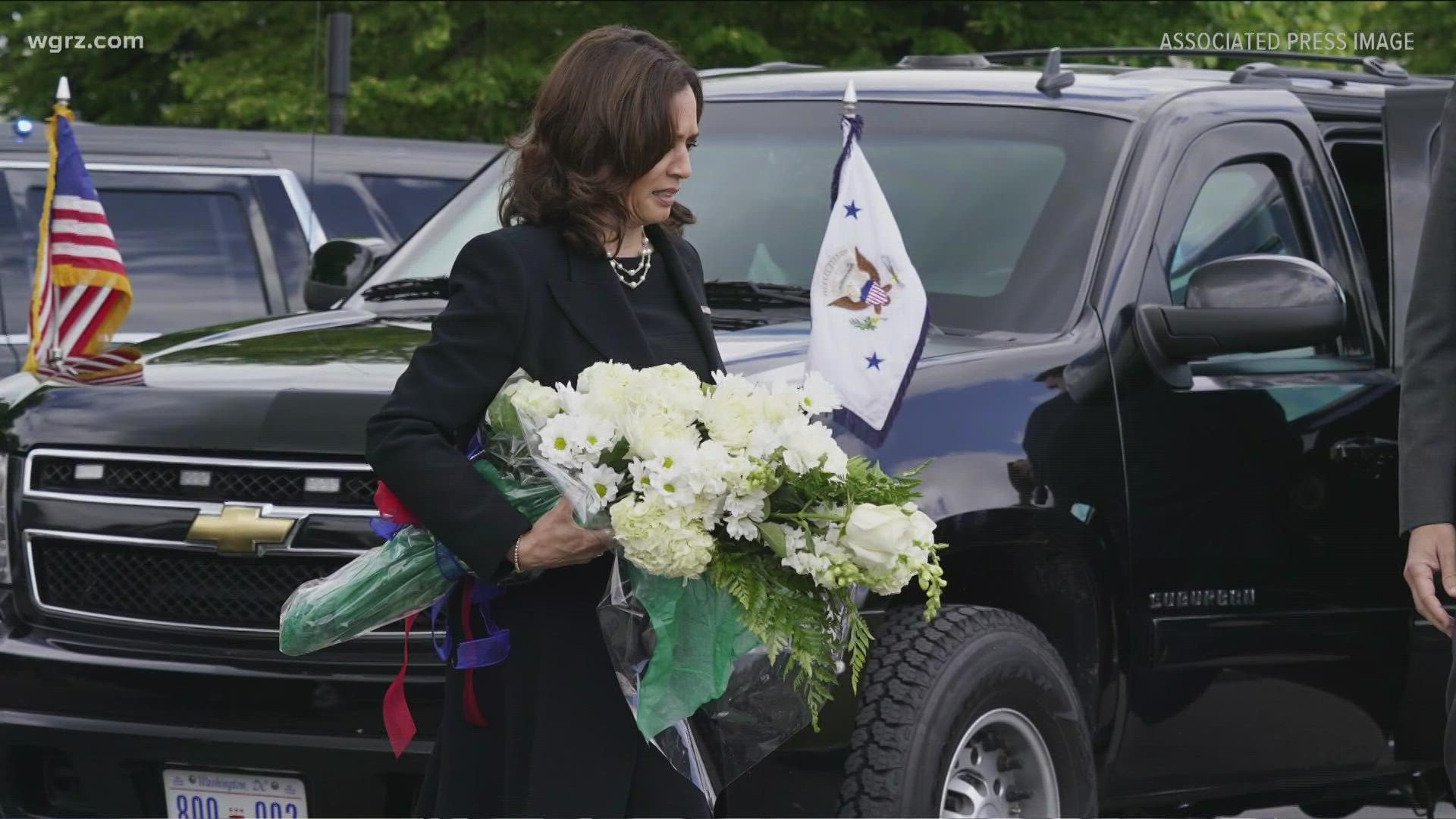 Kamala Harris traveled to Buffalo Saturday. While she was here, she was able to speak with of some families of the victims.