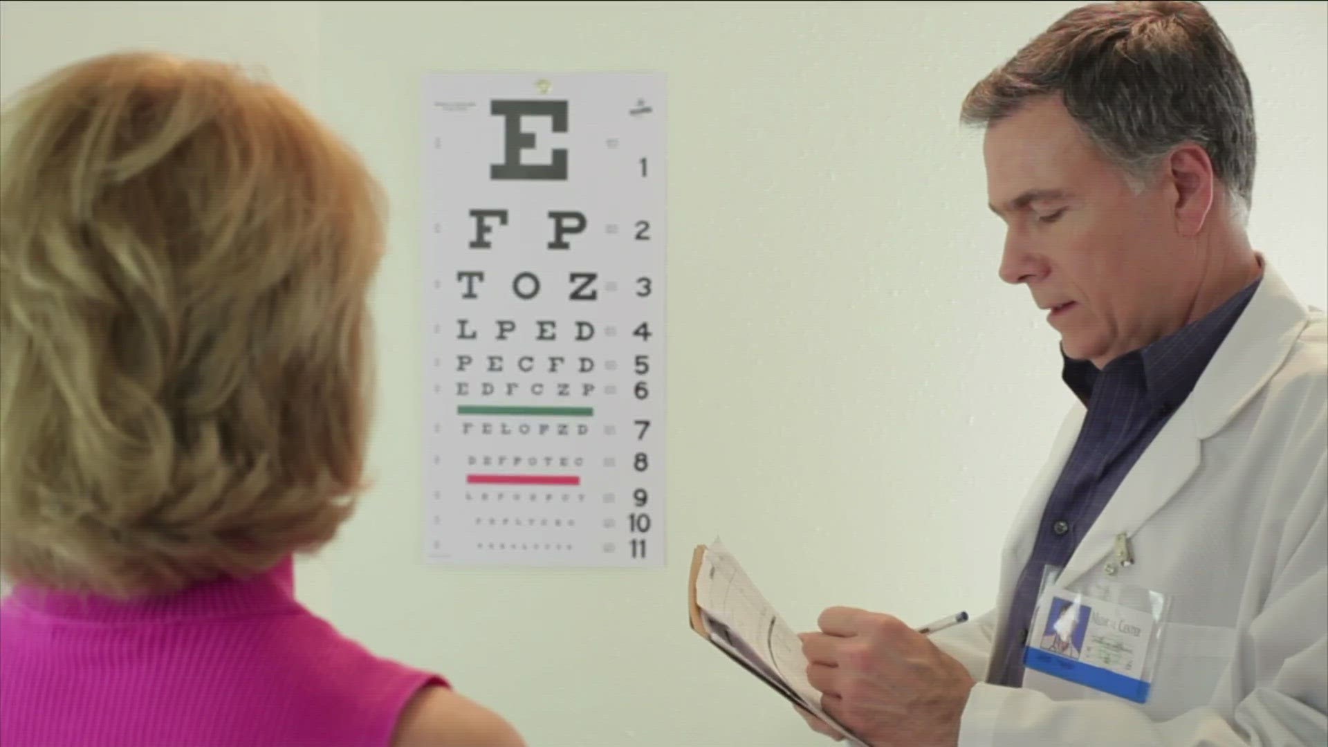 State DMV warning about eye tests