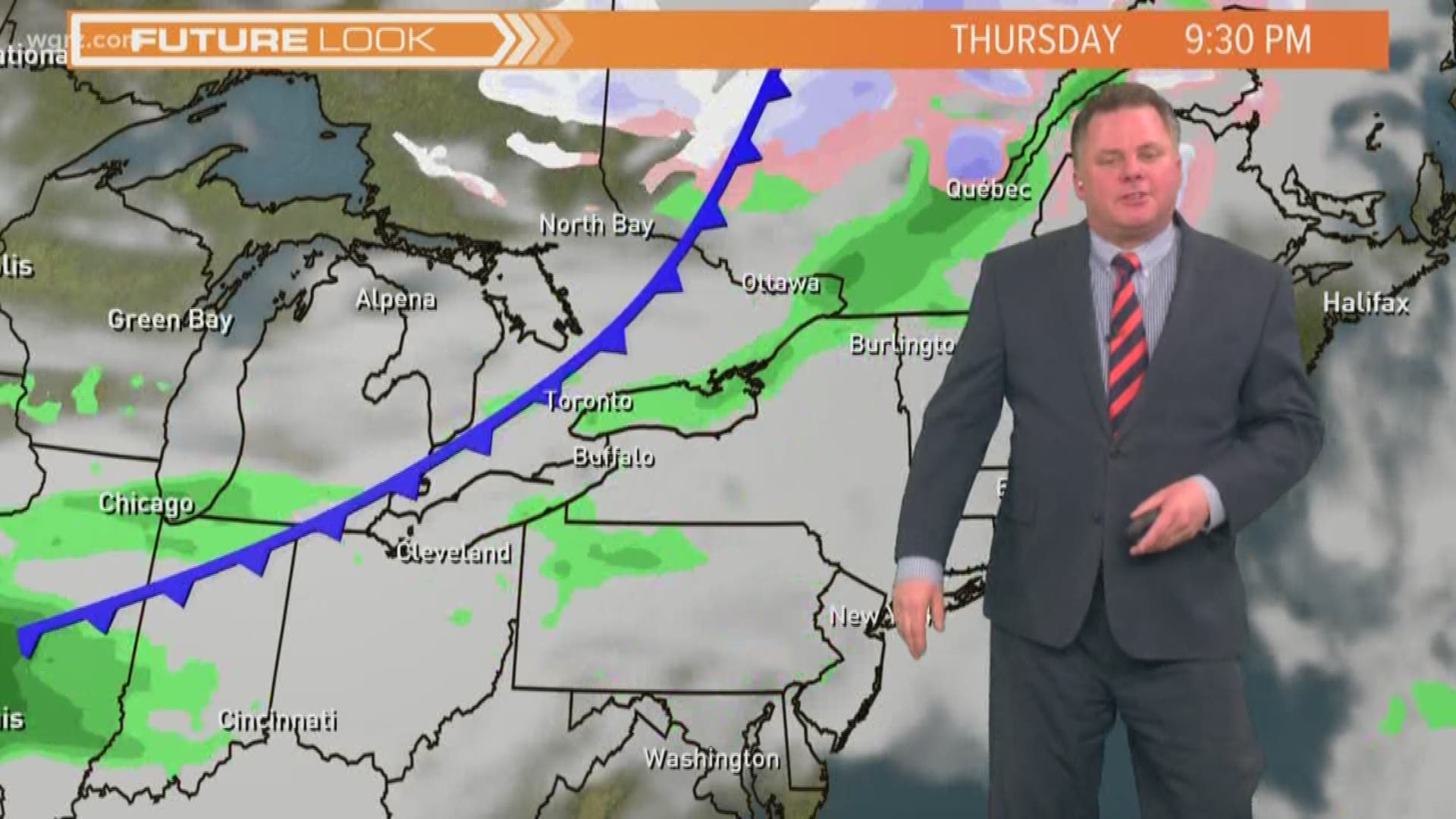 Storm Team 2 Patrick Hammer's Midday Forecast for 03/27/2019
