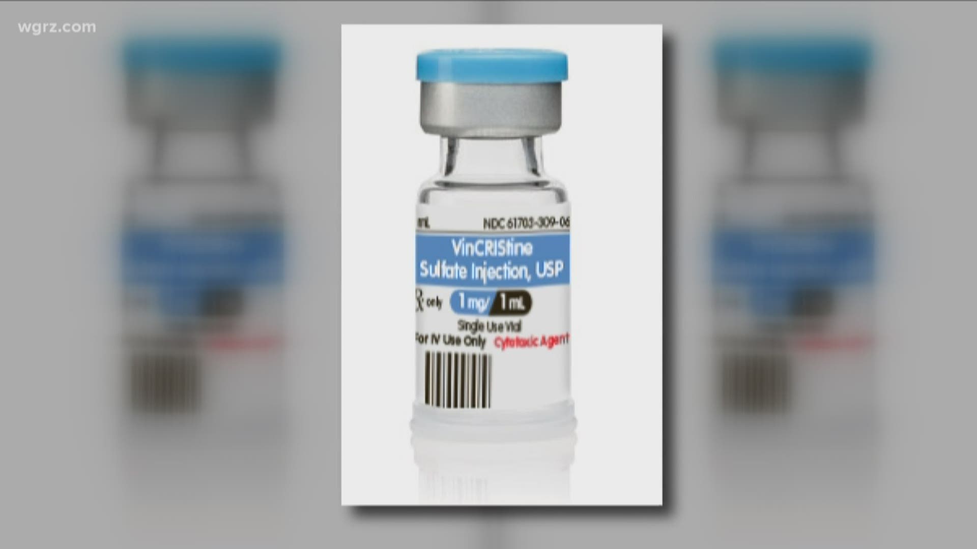 Earlier this year, one of two manufacturers of Vinchristine. Teva announced it was not making the drug any longer.