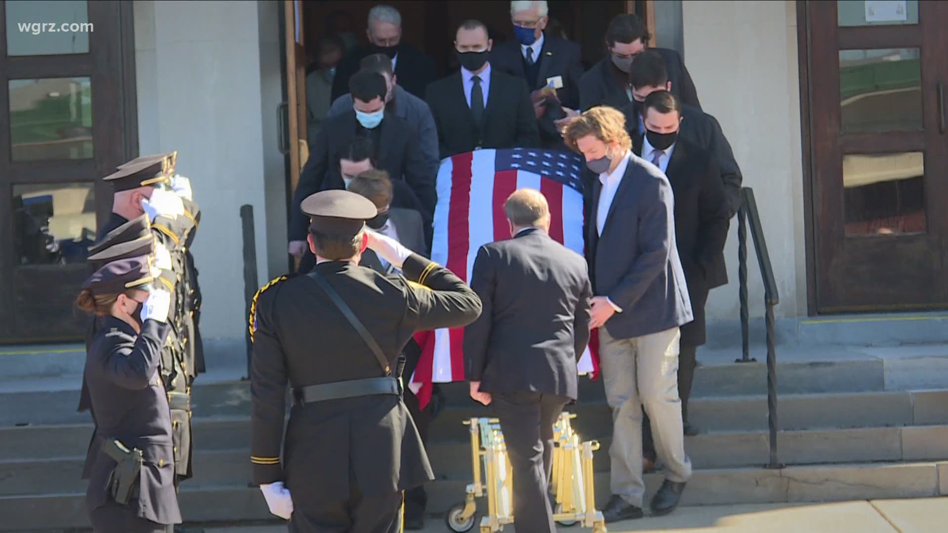 A final goodbye today for members of the the Tonawanda Police Department and other local law enforcement agencies.