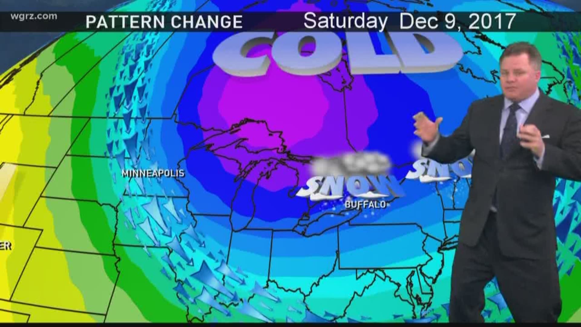 Lake effect snow may come in with arctic chill