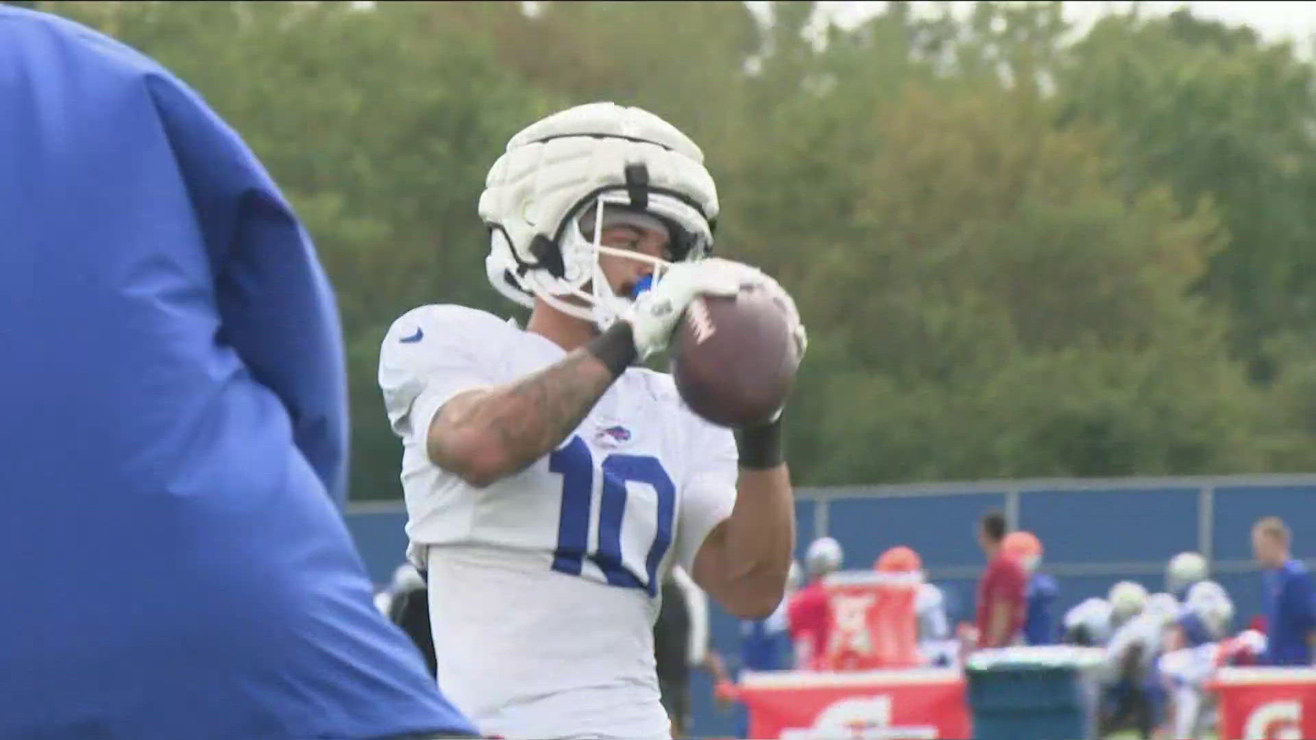 Bills back at practice, getting ready for Ravens