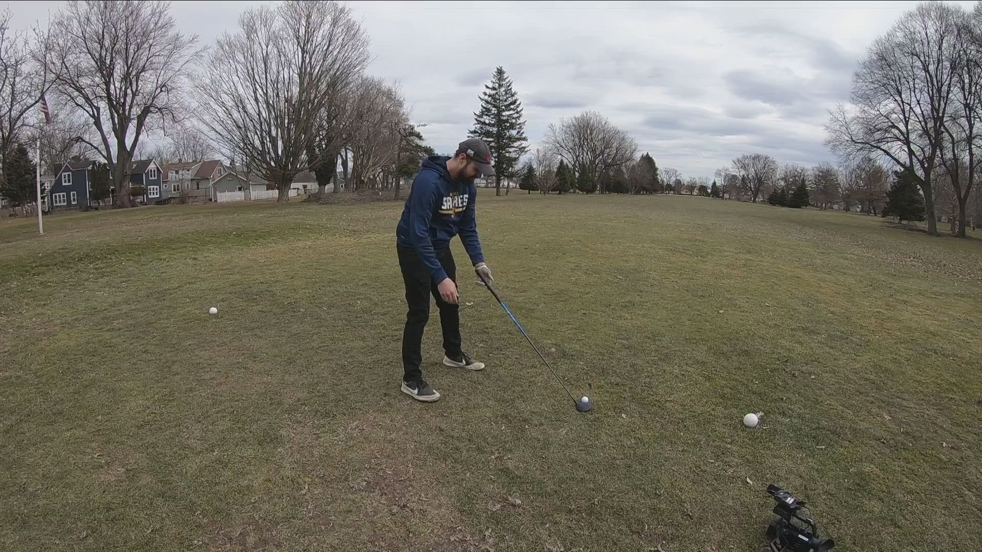 Beside one other day in February which also favored golfers The ground is still a little wet for mowing and downed trees are in the process of being cleaned up