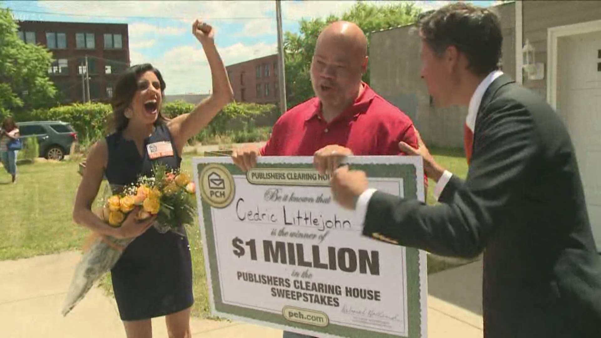 We've probably all dreamed of this happening to us someday, and for a retired Buffalo police officer it did, when the Publishers Clearing House Prize Patrol knocked on the door.