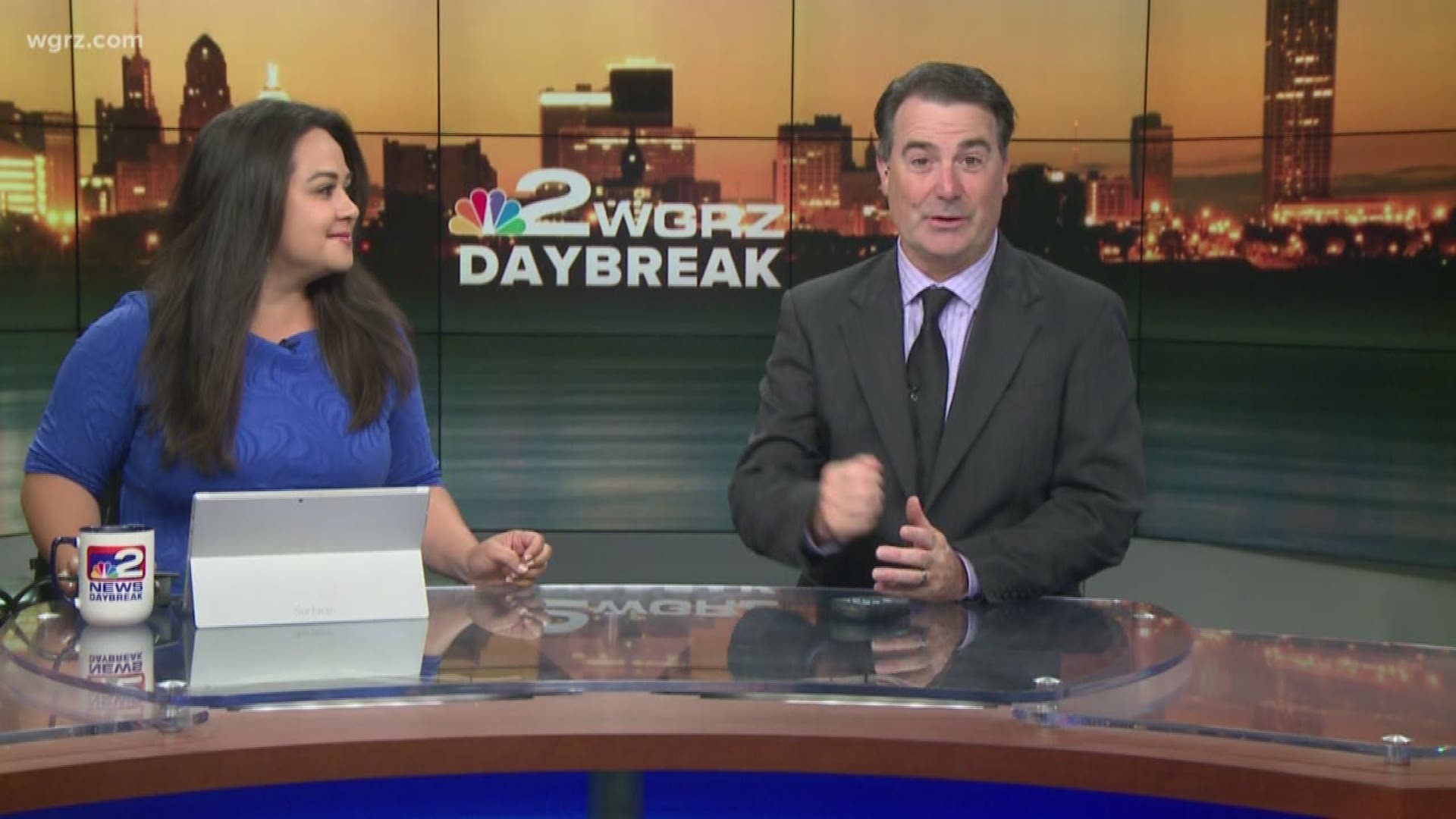 Daybreak's Heather Ly and Kevin O'Neill give a news and weather update at 6 a.m. Sunday morning.