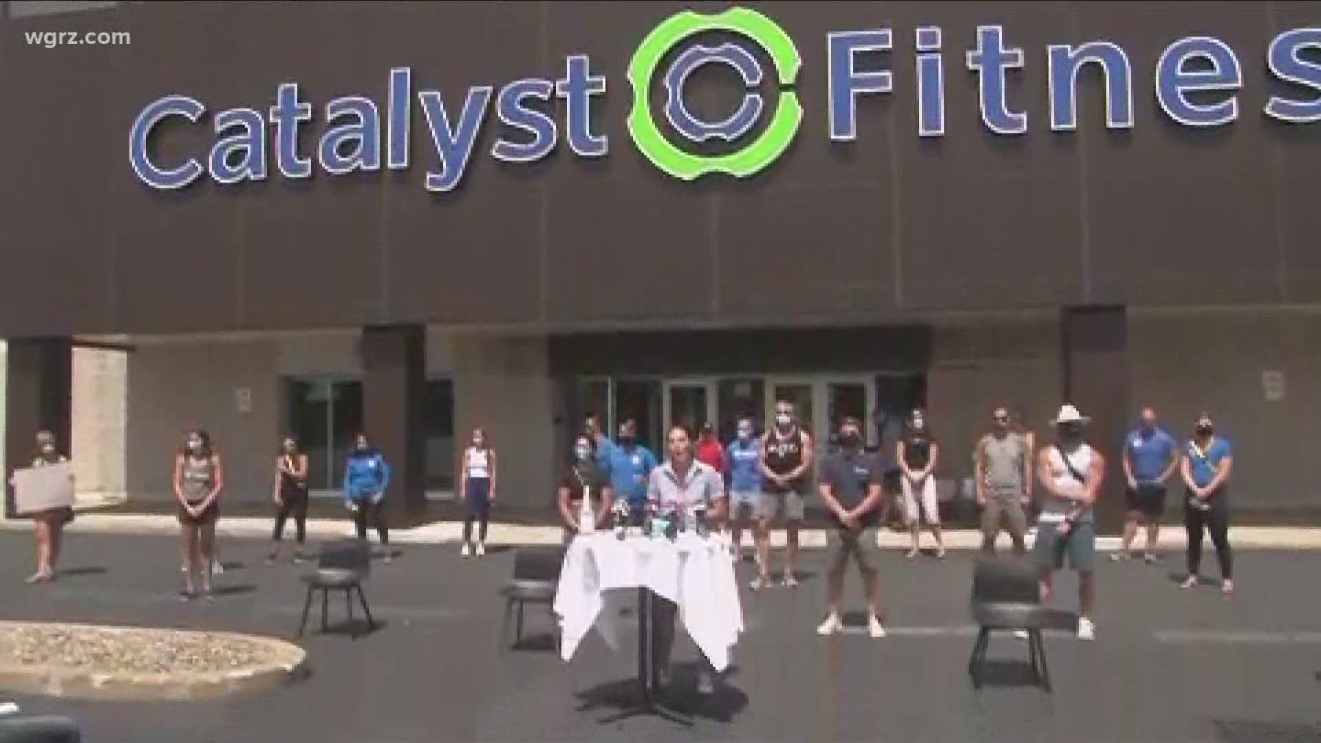 Local gyms rally to open