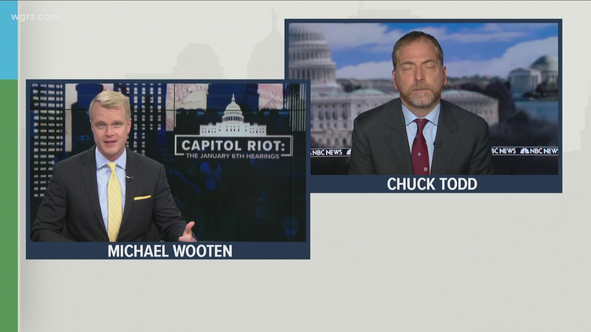 I talked about the expectations game... with Chuck Todd... moderator of "Meet the Press" and political director for N-B-C News.