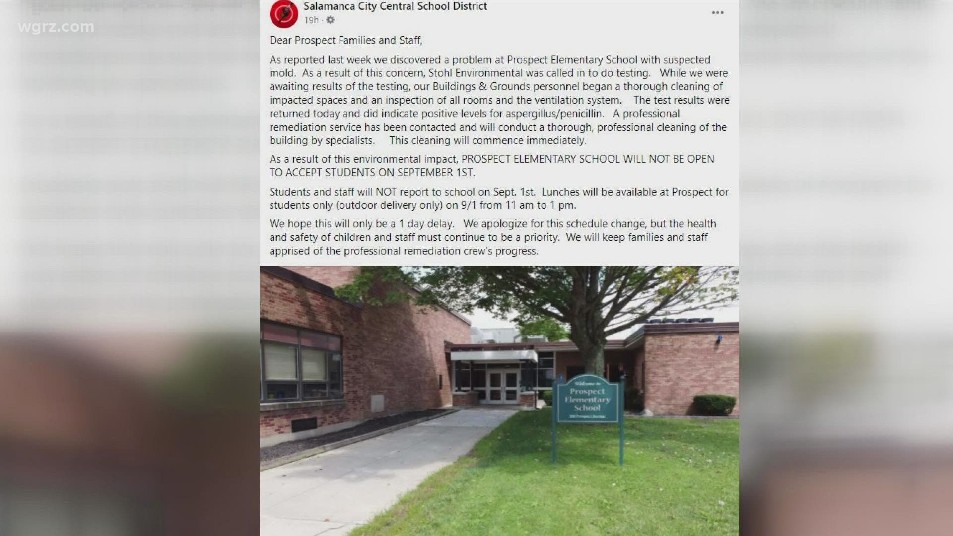 Prospect elementary remains closed due to mold