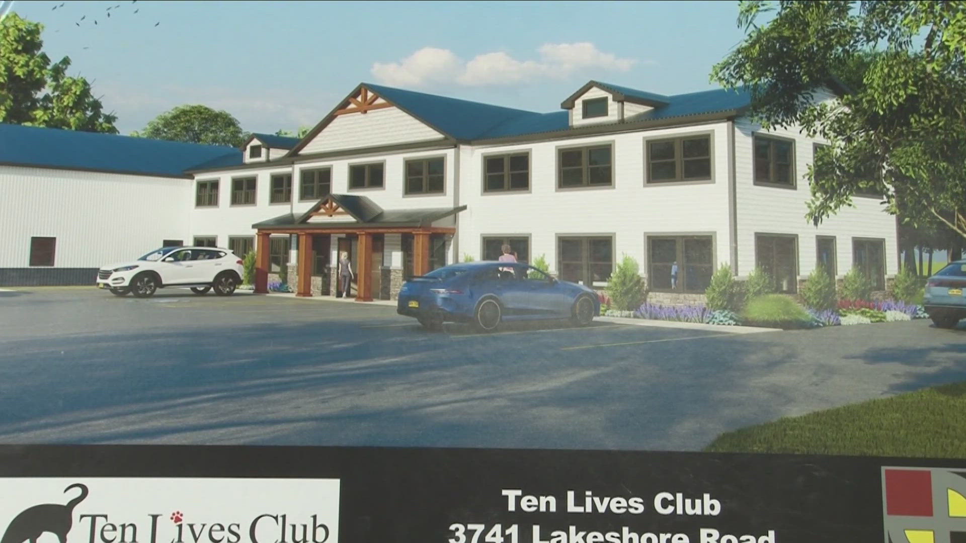 Finally today the 10 Lives Club in Blasdell fresh off their big announcement this week that they're building a new adoption center named after Tyler Bass